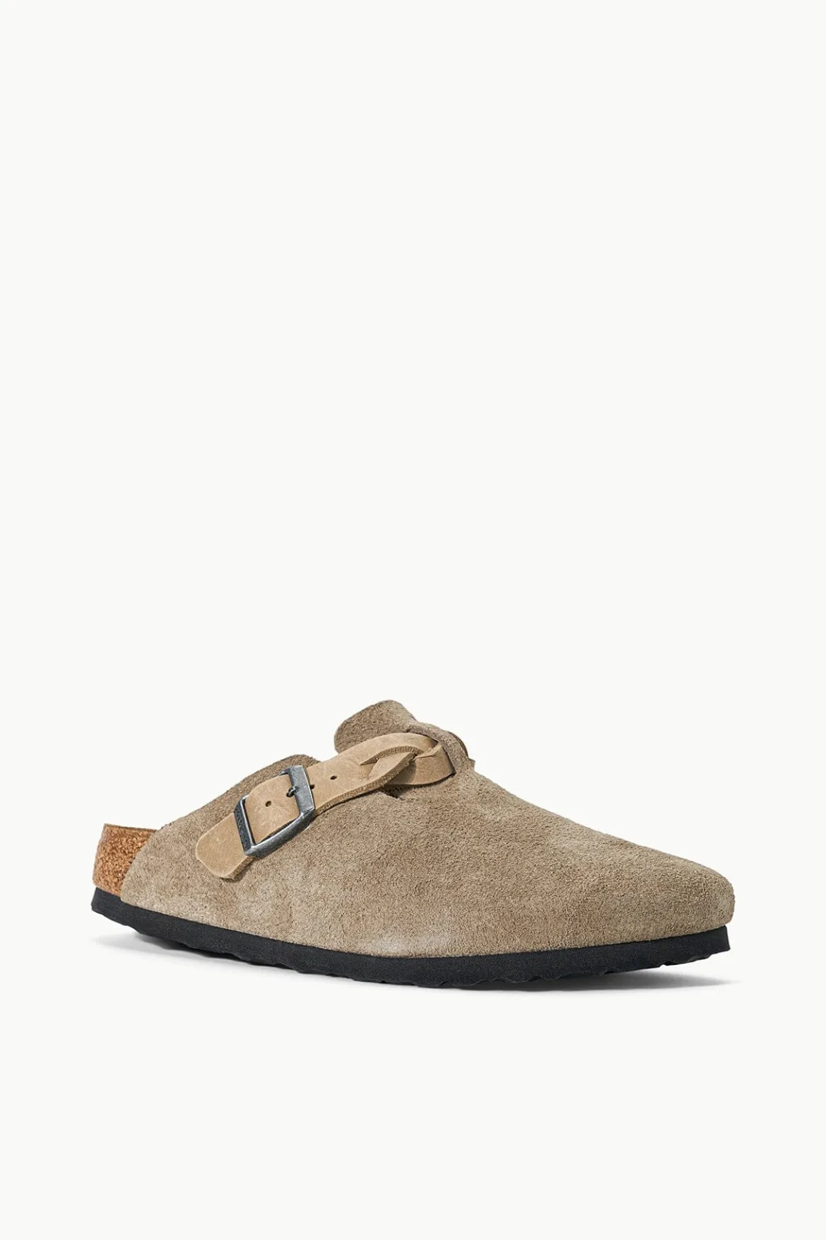 BIRKENSTOCK BOSTON BRAID CLOG | TAUPE