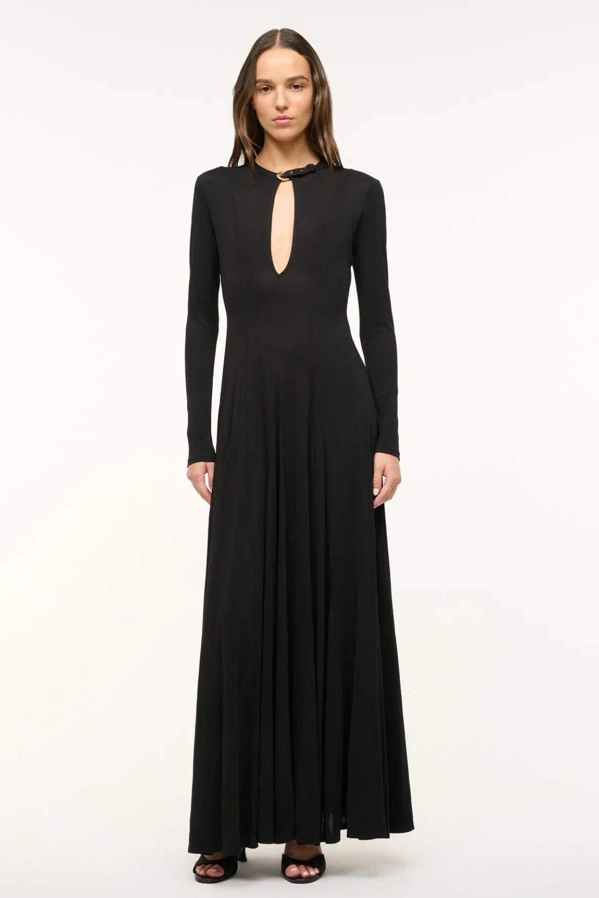 STAUD AMERIE DRESS BLACK