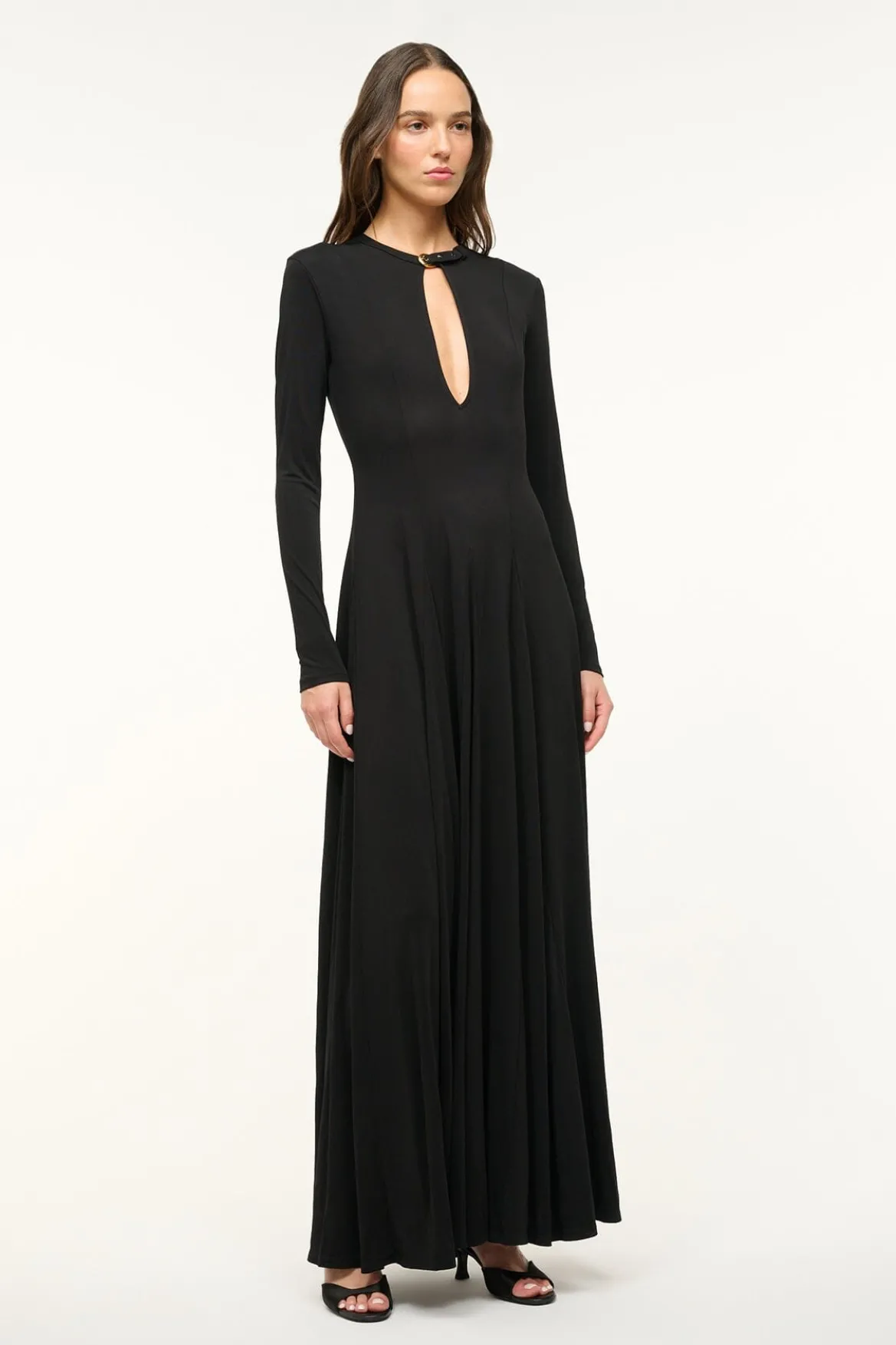 STAUD AMERIE DRESS BLACK