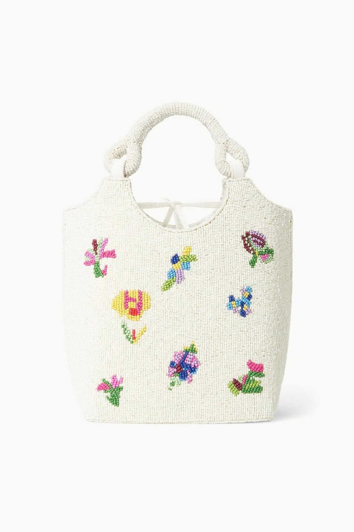 STAUD BEADED COTE BAG FIRST BLOOM DAY