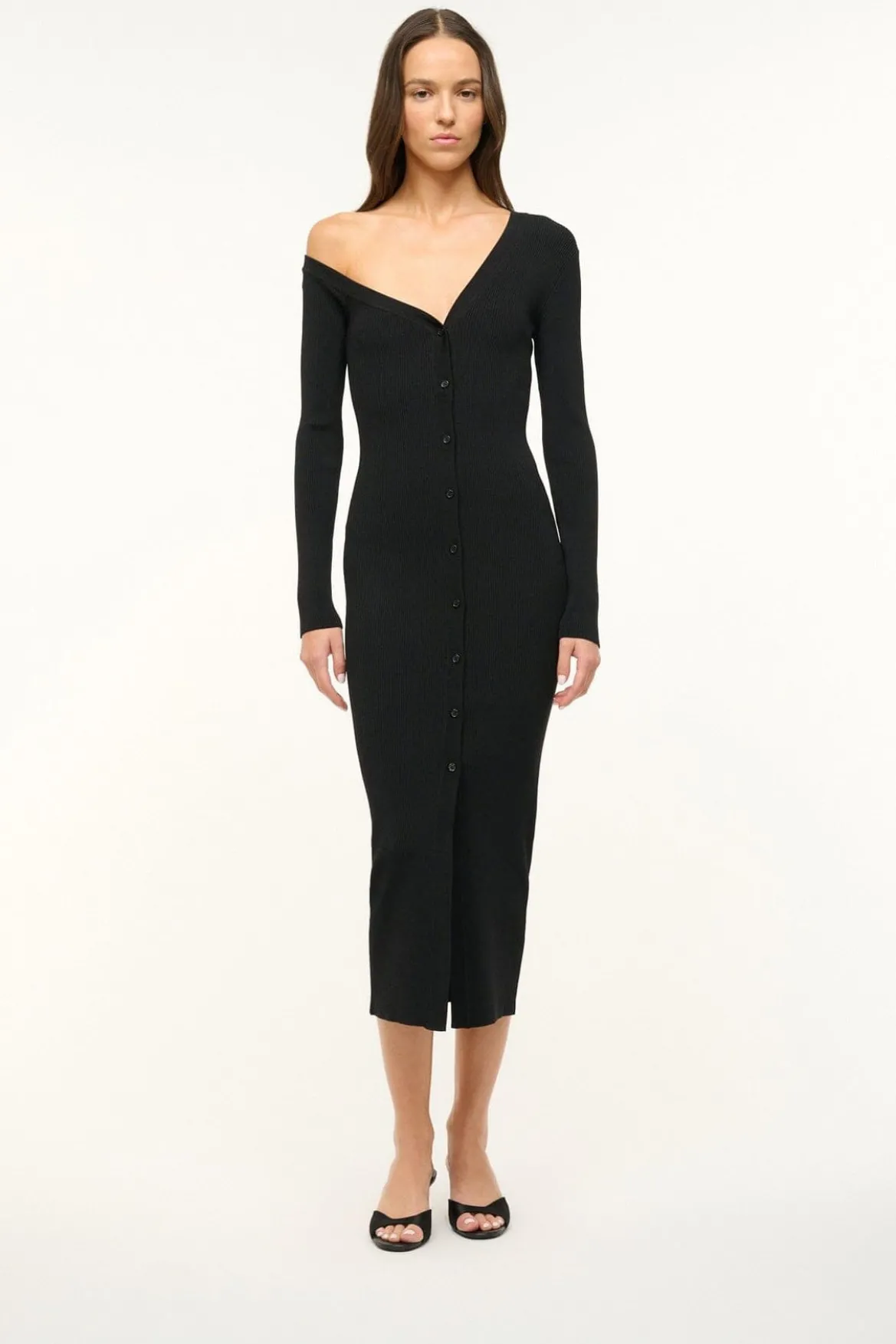 STAUD BRIGITTE MULE BLACK