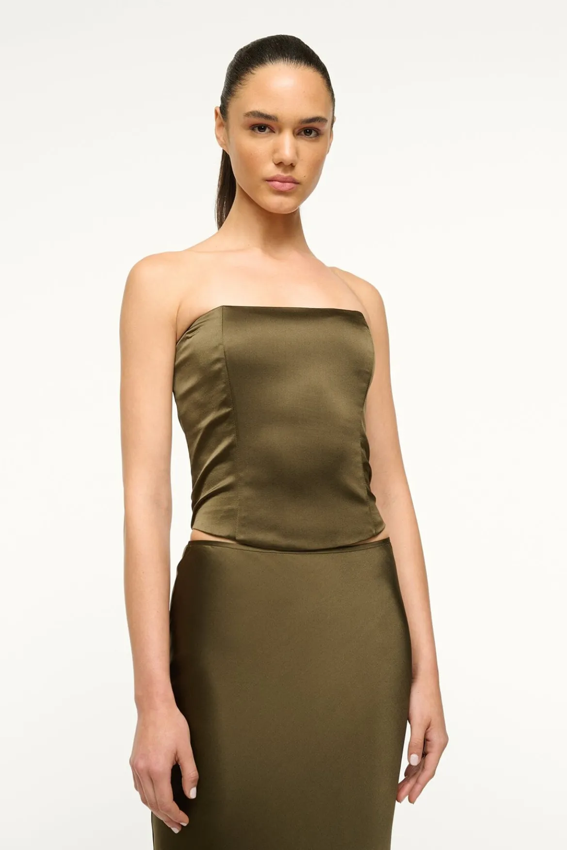 STAUD BRUNSWICK SILK TOP WOODLAND