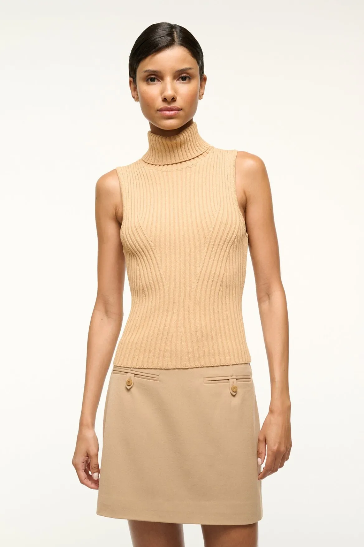 STAUD CALLUM TOP CAMEL