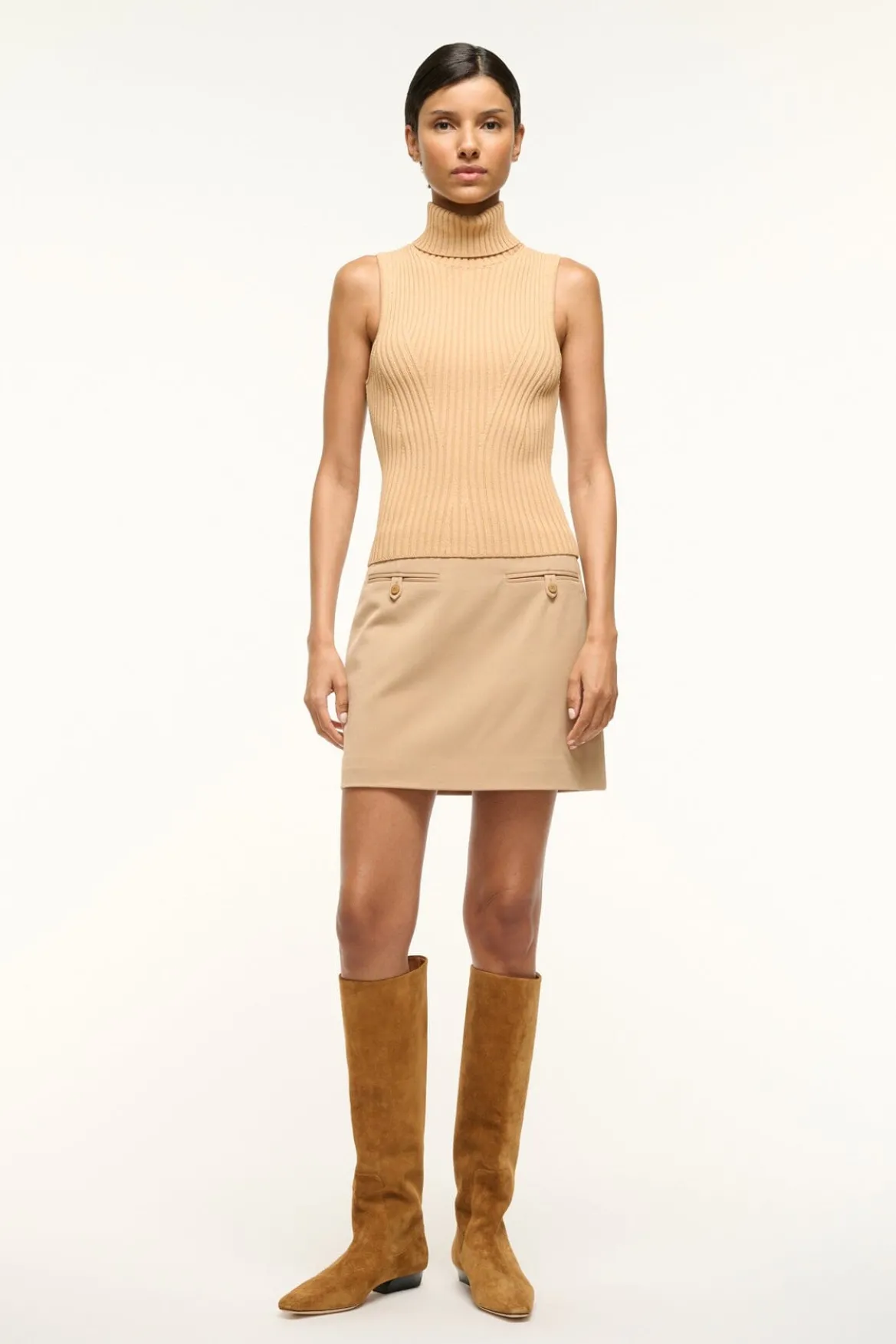 STAUD CALLUM TOP CAMEL