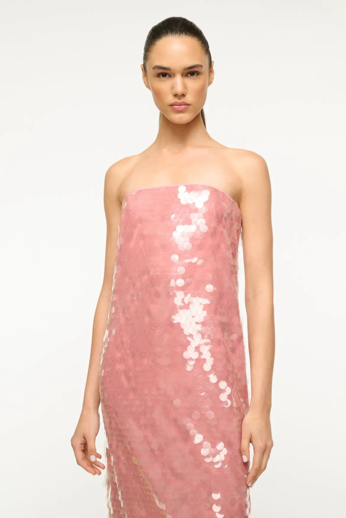 STAUD CASEY DRESS SIENNA