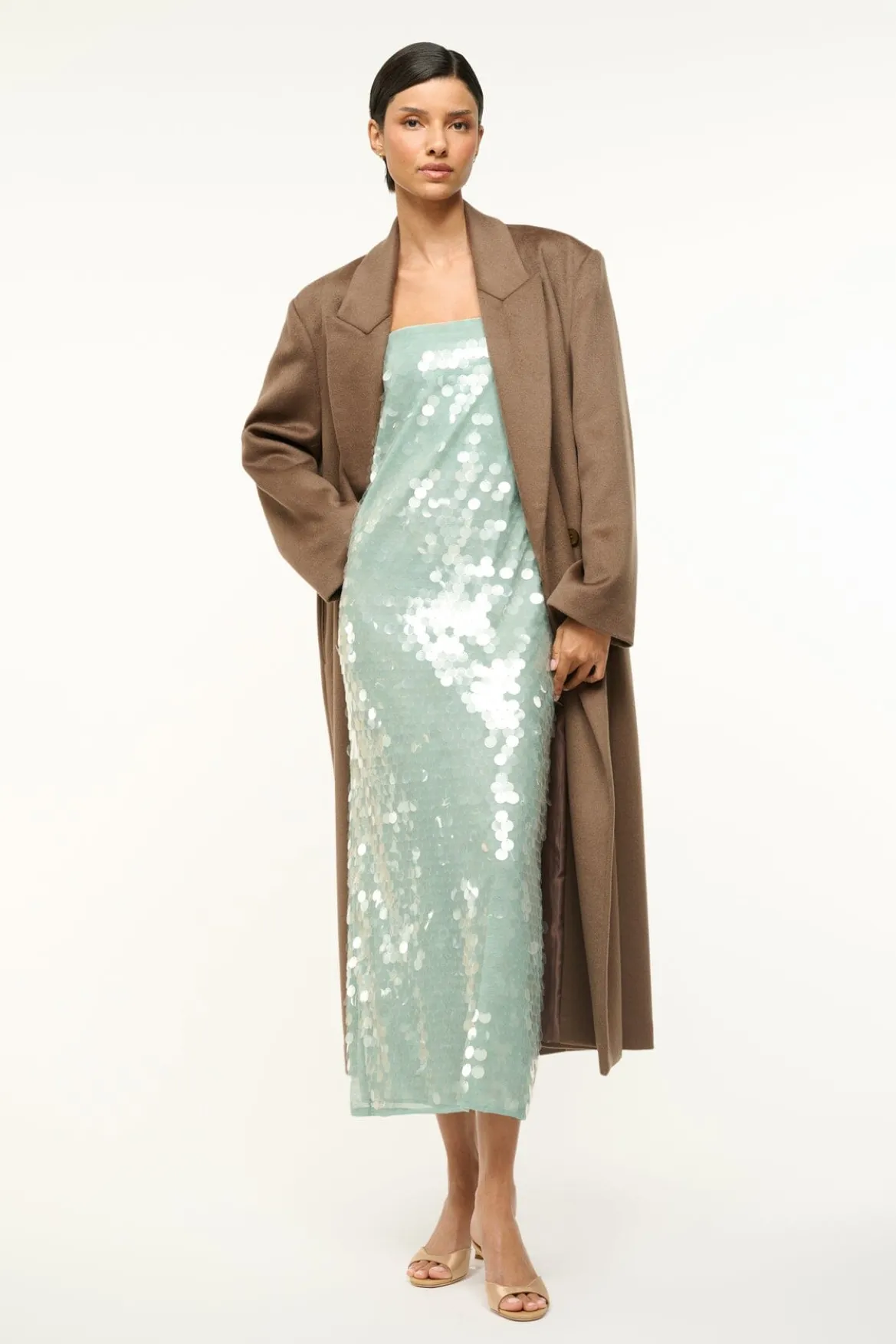 STAUD CASEY DRESS MIST