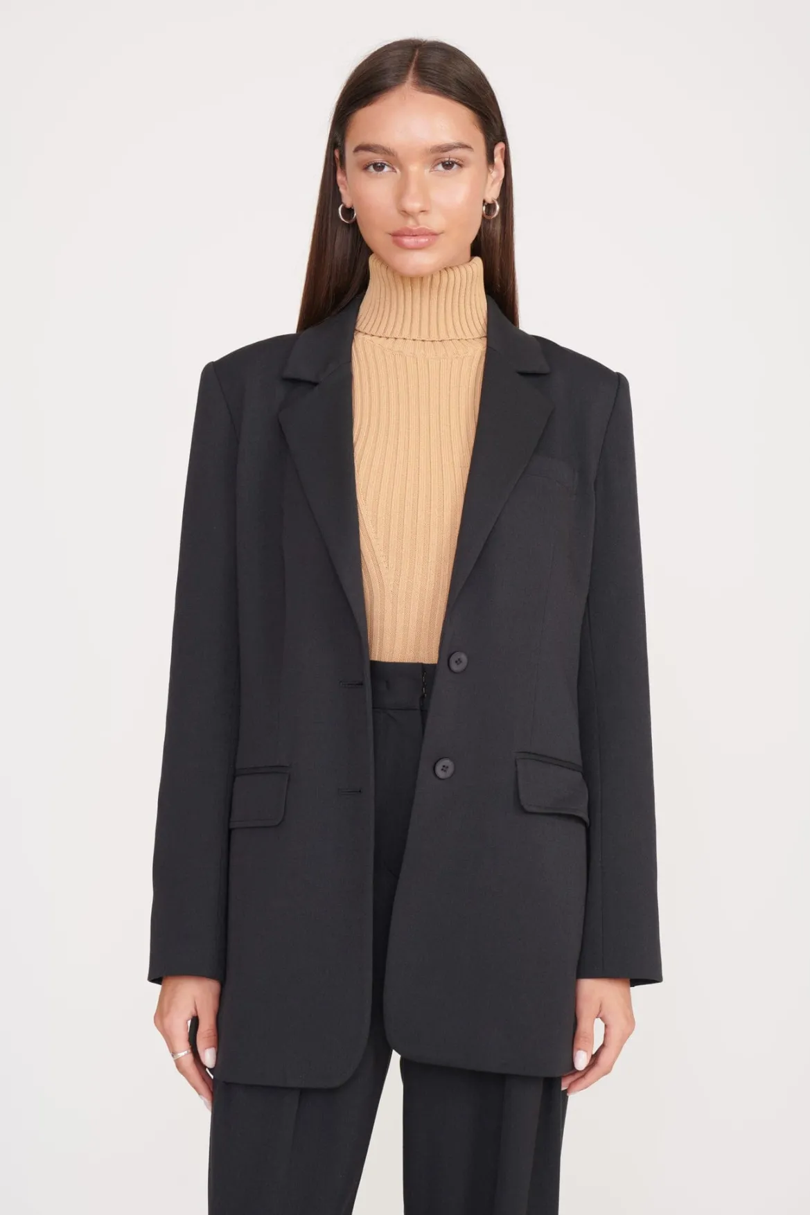 STAUD CITY BLAZER BLACK