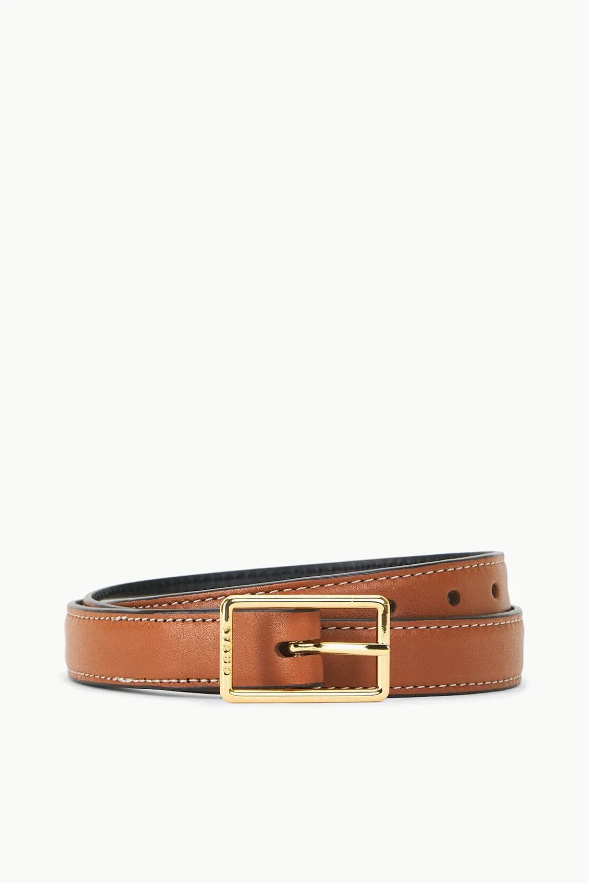 STAUD CLASSIC WIDE BELT TAN
