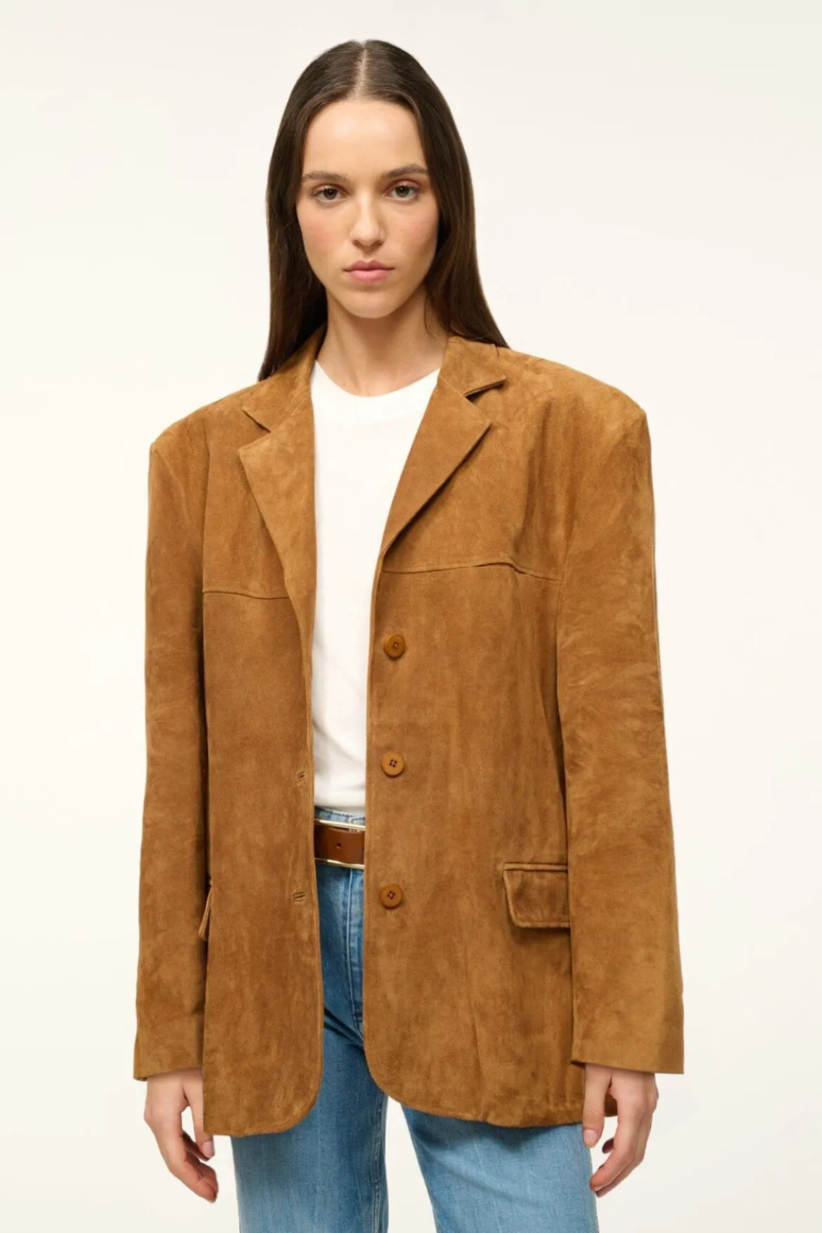 STAUD CORRINE JACKET TAN
