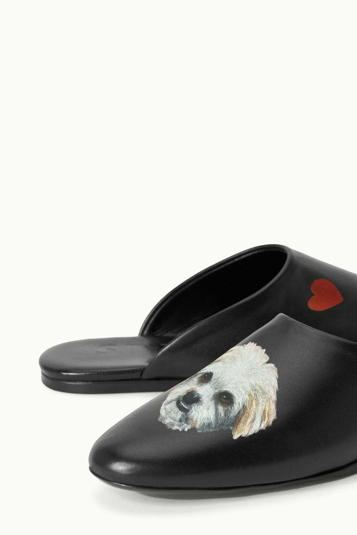 STAUD CUSTOM ABBY SLIPPER BLACK