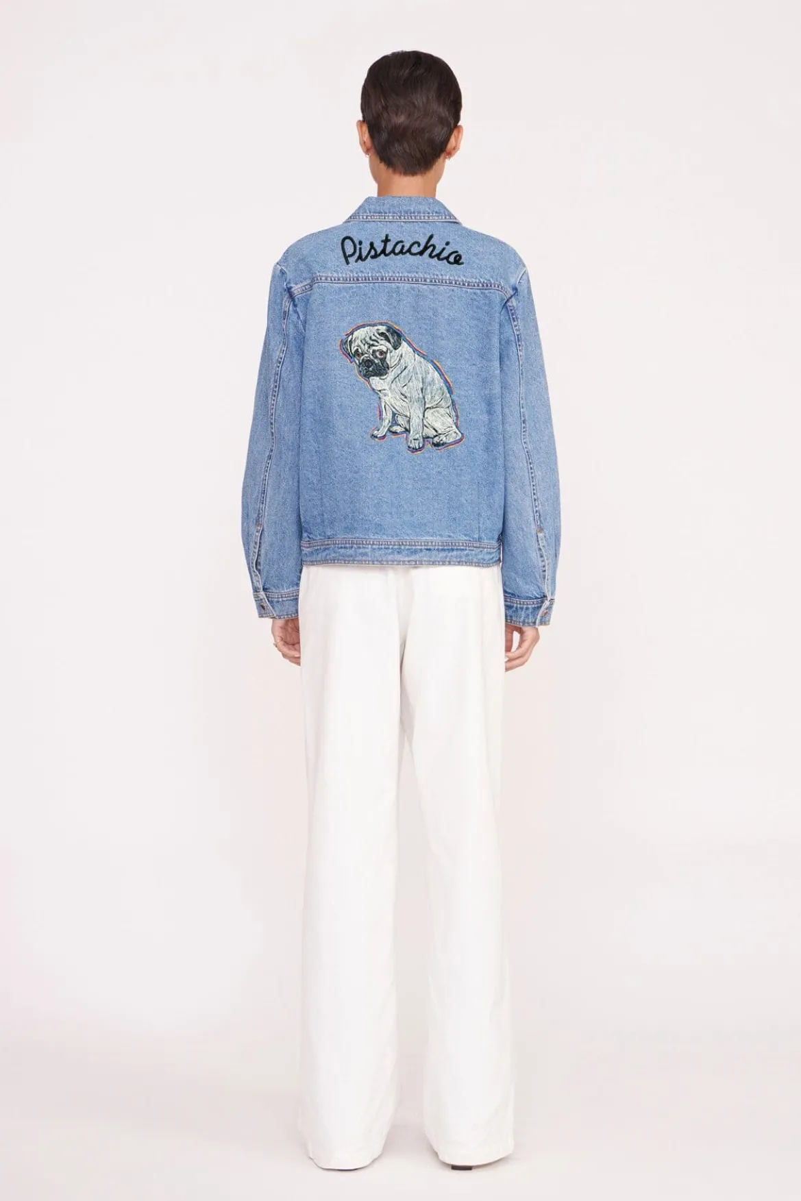 STAUD CUSTOM CLASSIC OVERSIZED RYAN JACKET | MEDIUM WASH