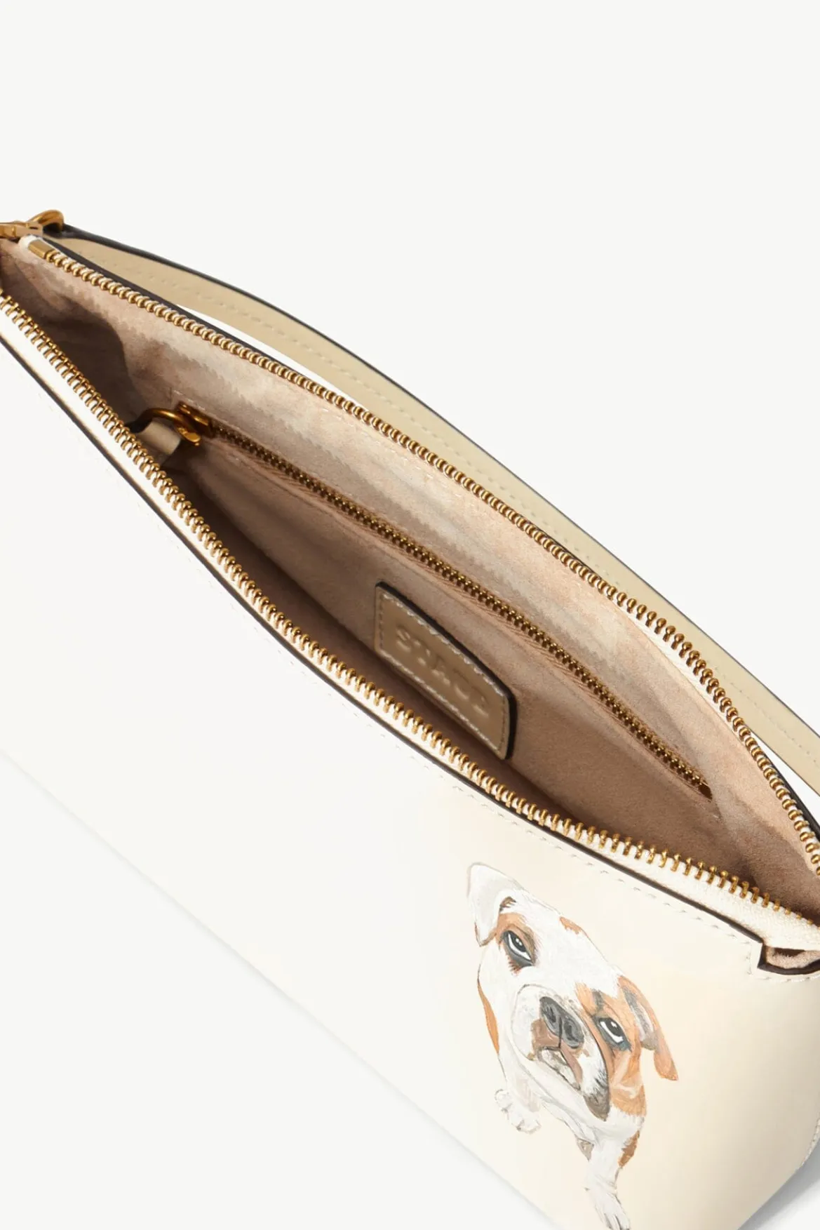 STAUD CUSTOM KAIA SHOULDER BAG | CREAM