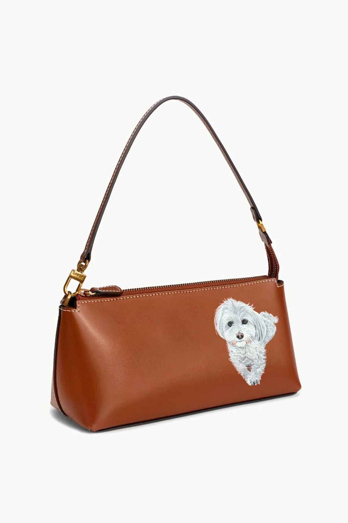 STAUD CUSTOM KAIA SHOULDER BAG | TAN