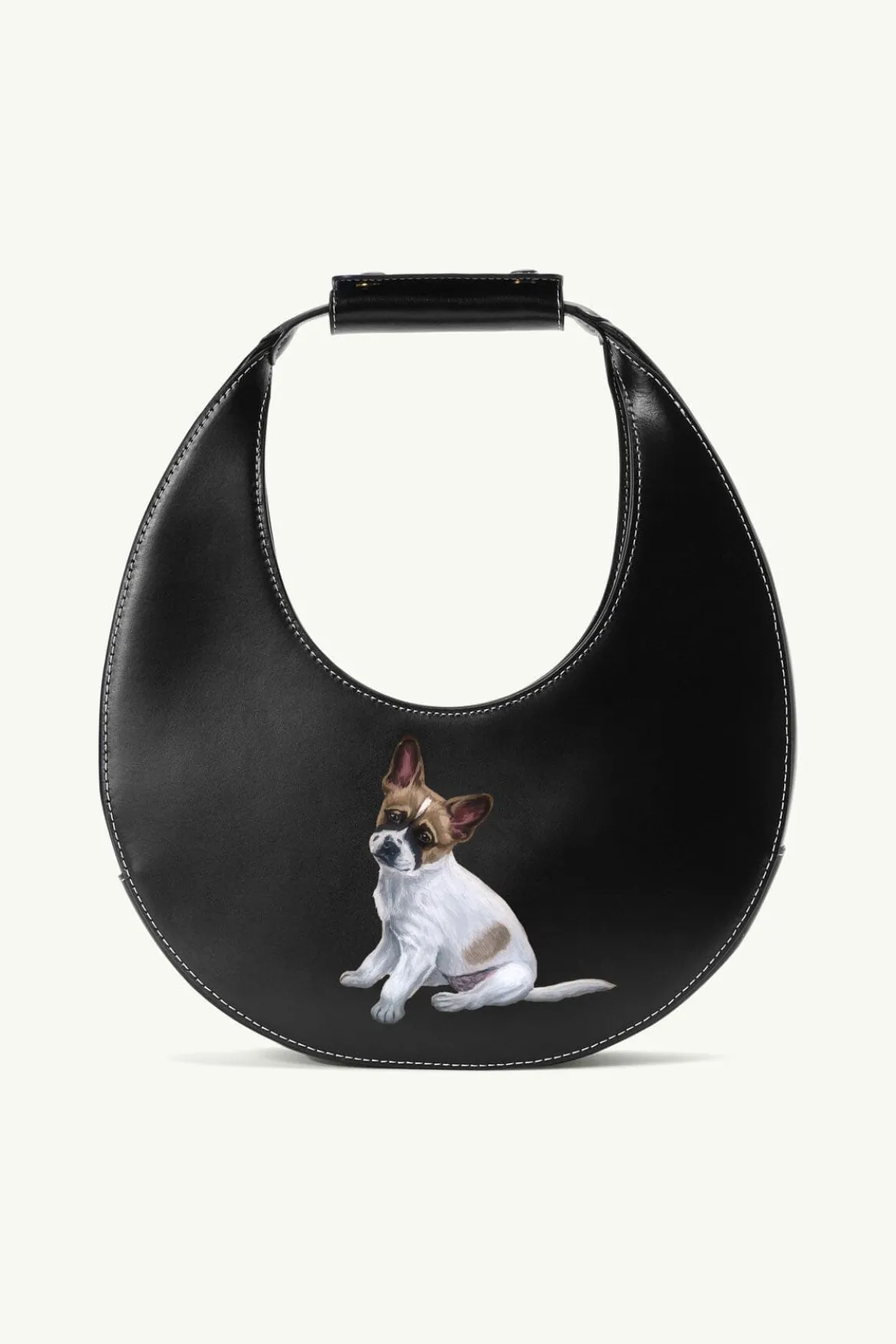 STAUD CUSTOM MOON BAG | BLACK