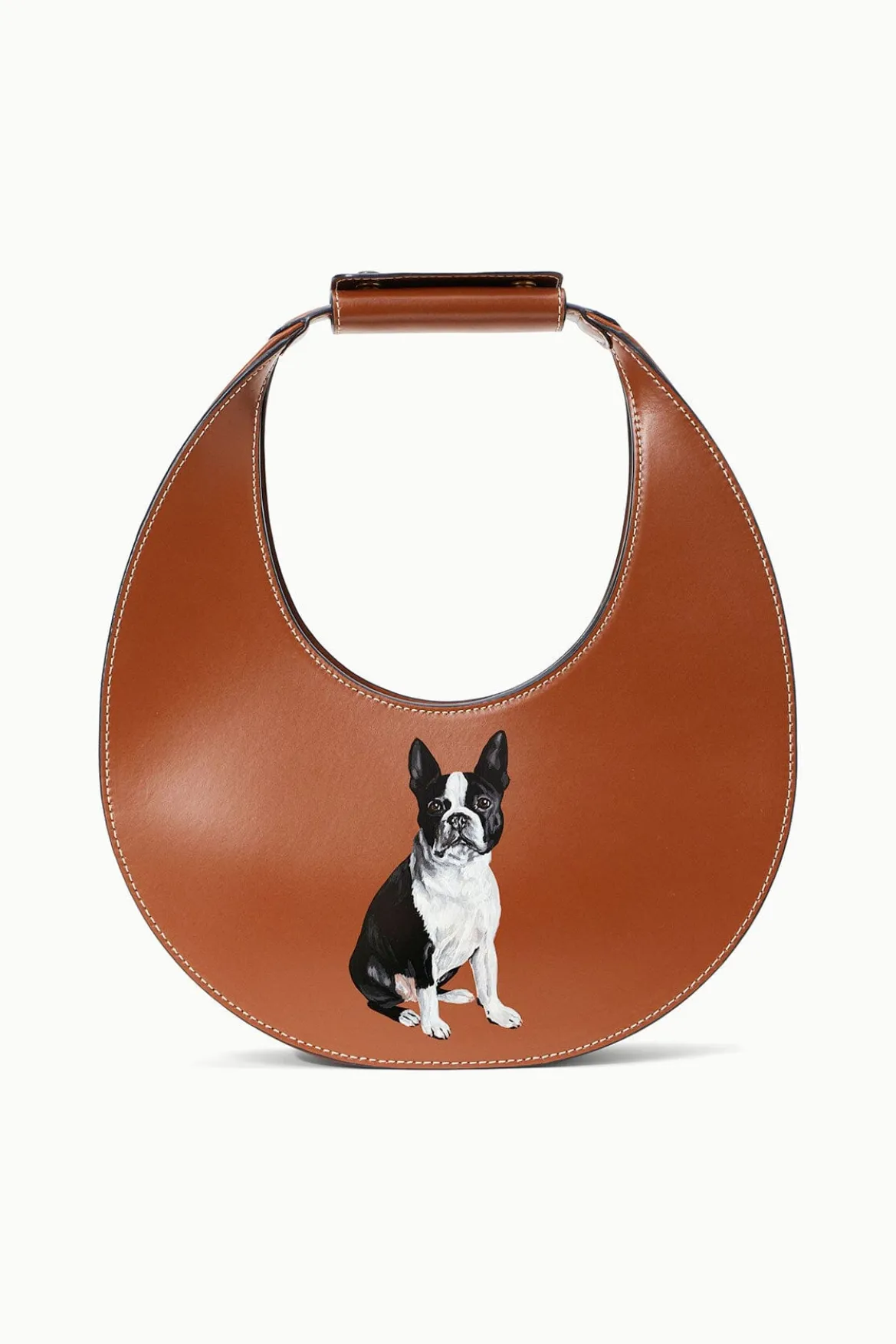 STAUD CUSTOM MOON BAG | TAN