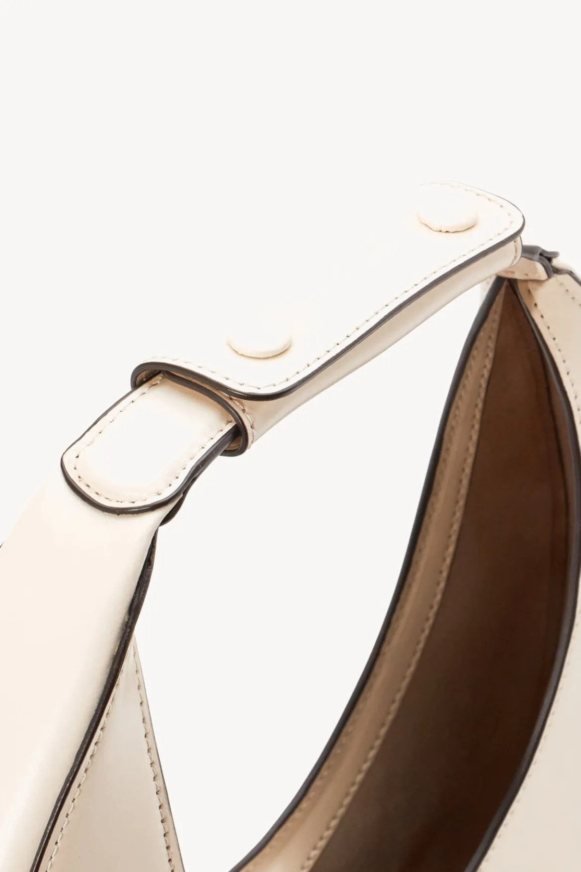 STAUD CUSTOM MOON BAG | CREAM