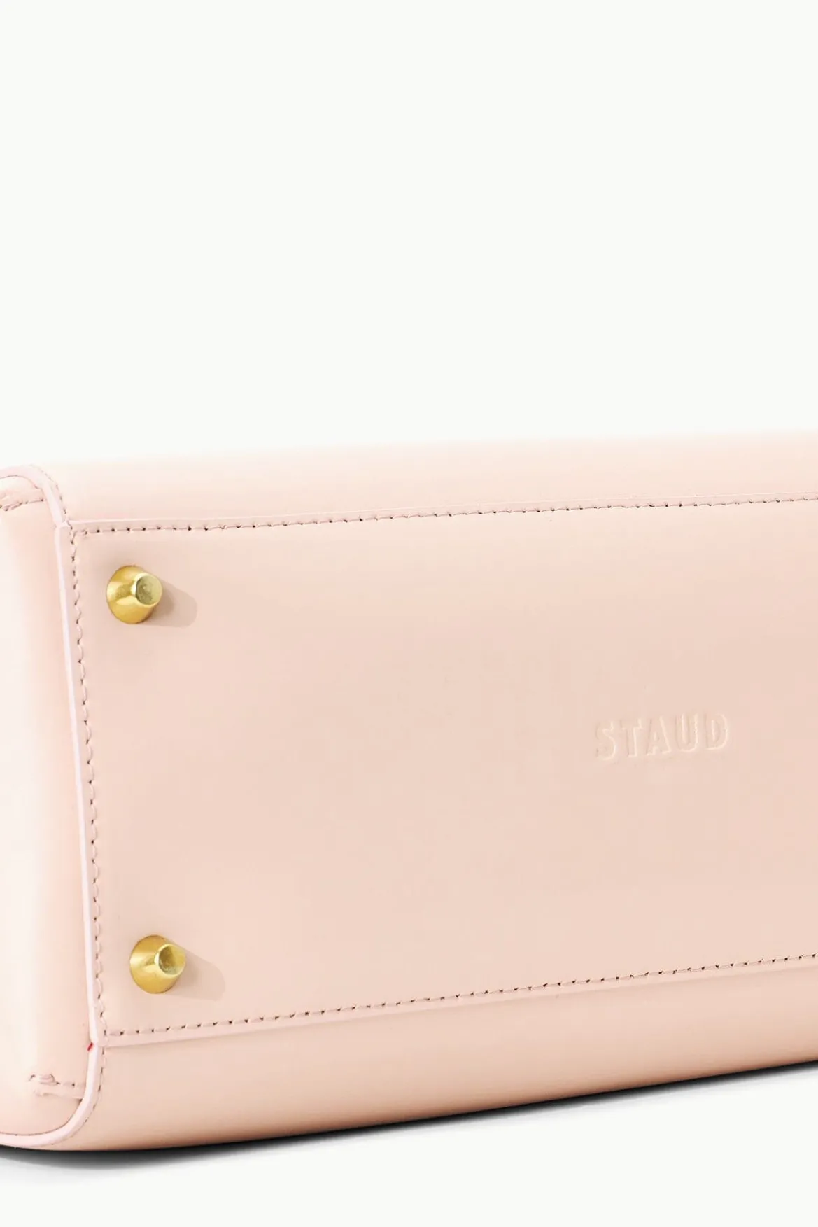 STAUD CUSTOM SHIRLEY LEATHER BAG | BLUSH
