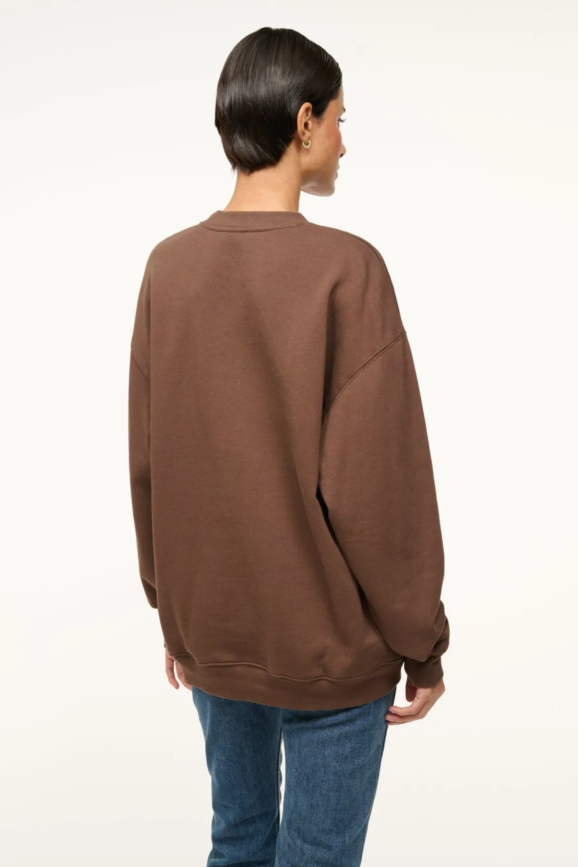 STAUD CUSTOM STAUD x C.BONZ OVERSIZED SWEATSHIRT | BROWN