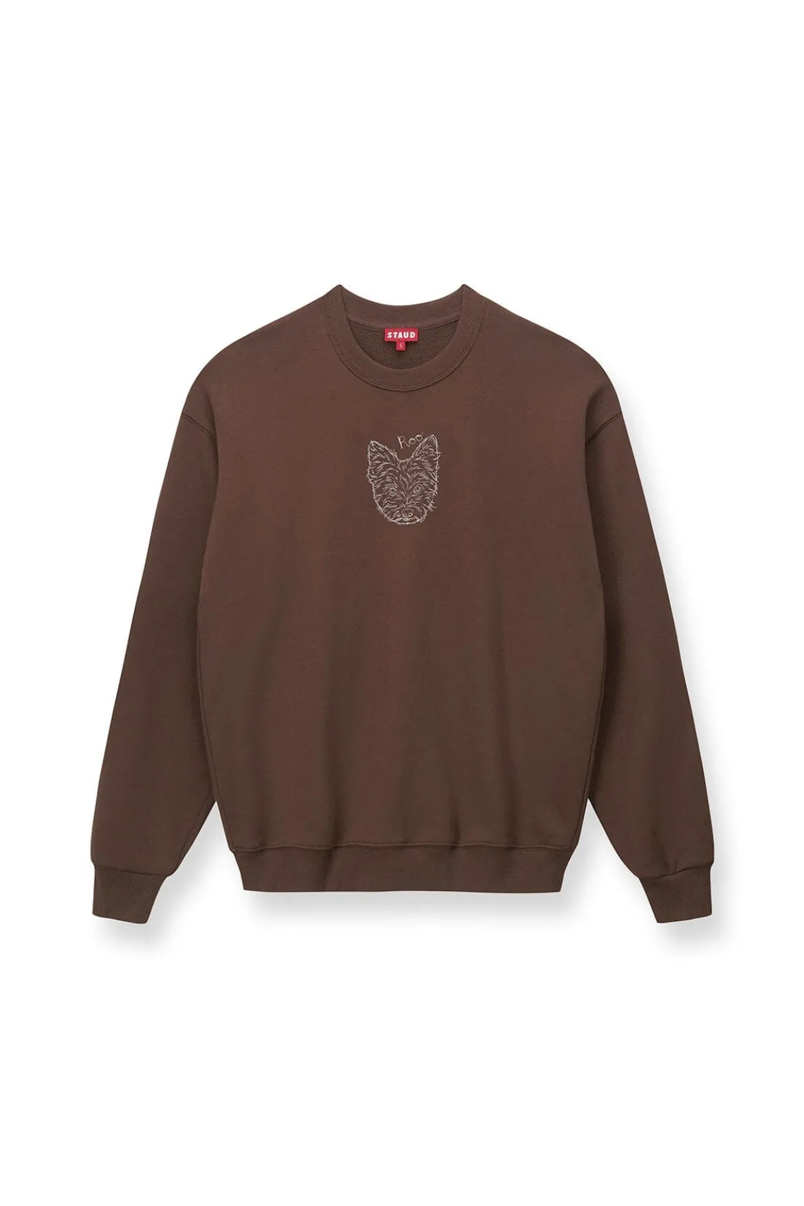 STAUD CUSTOM STAUD x C.BONZ OVERSIZED SWEATSHIRT | BROWN