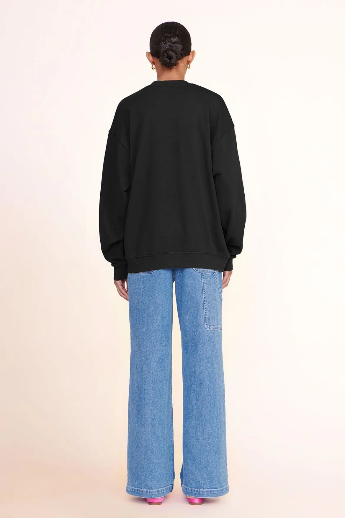 STAUD CUSTOM STAUD x C.BONZ OVERSIZED SWEATSHIRT | GREY