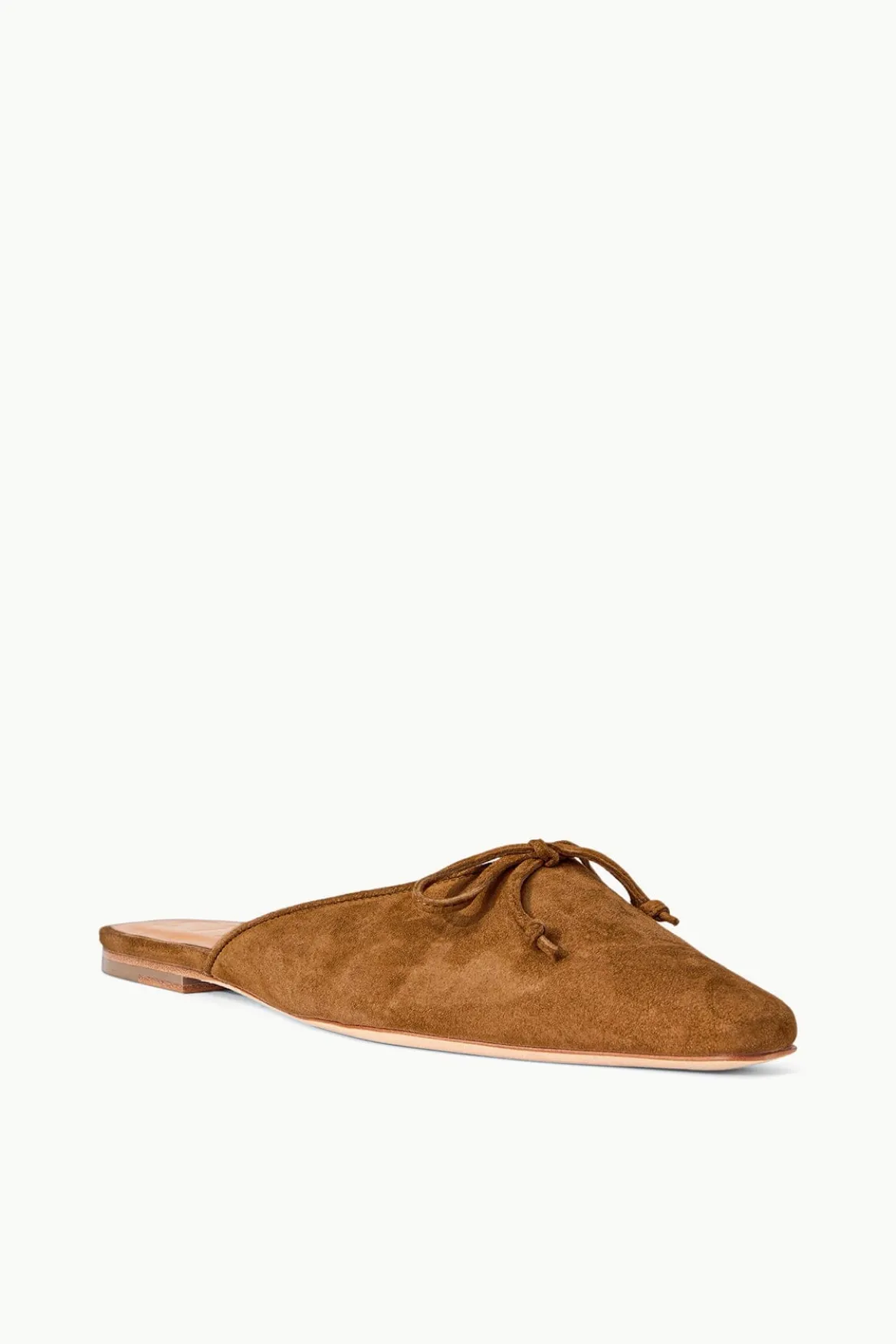 STAUD GINA MULE TAN SUEDE