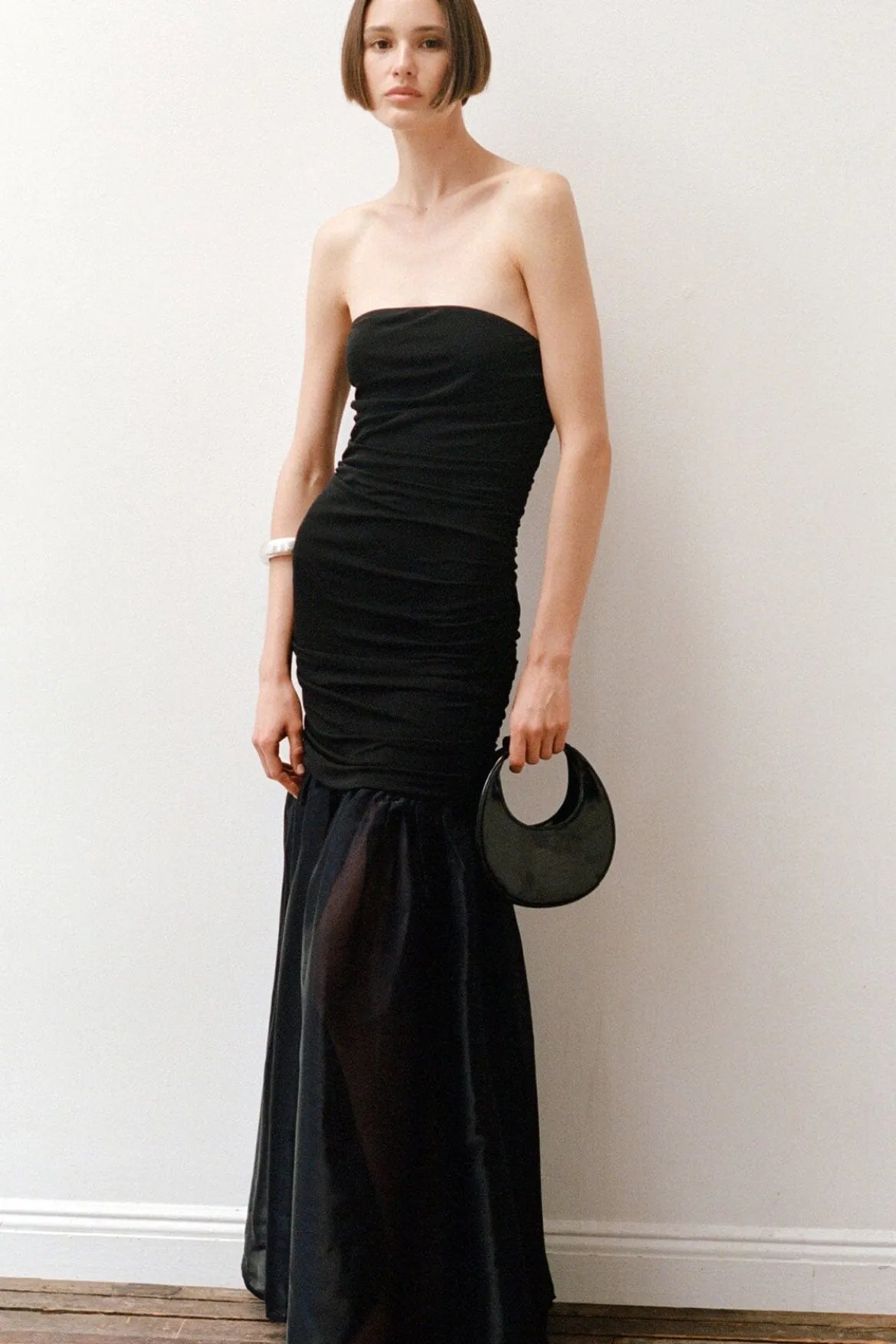 STAUD GOOD NIGHT MOON BAG BLACK