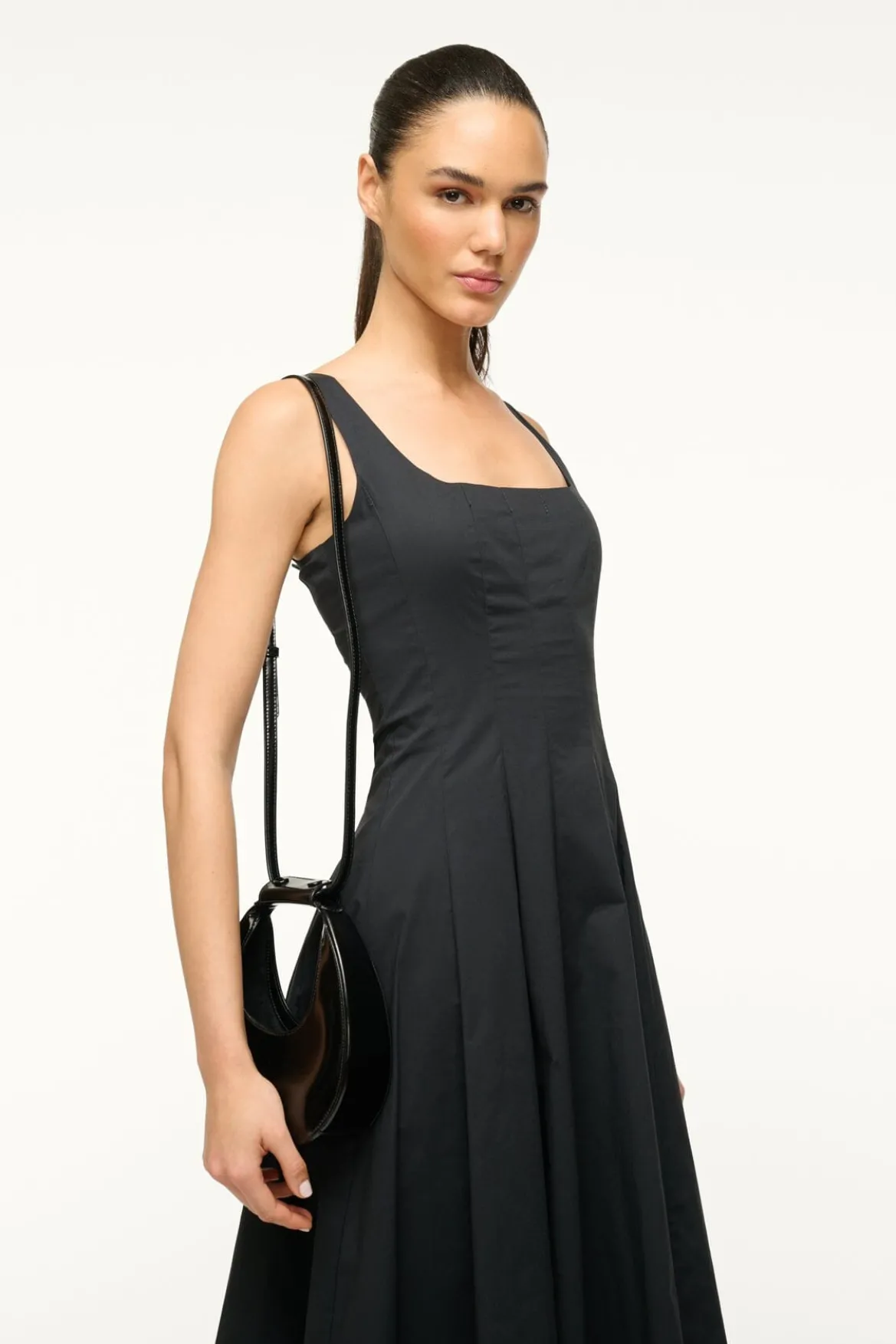 STAUD GOOD NIGHT MOON BAG BLACK