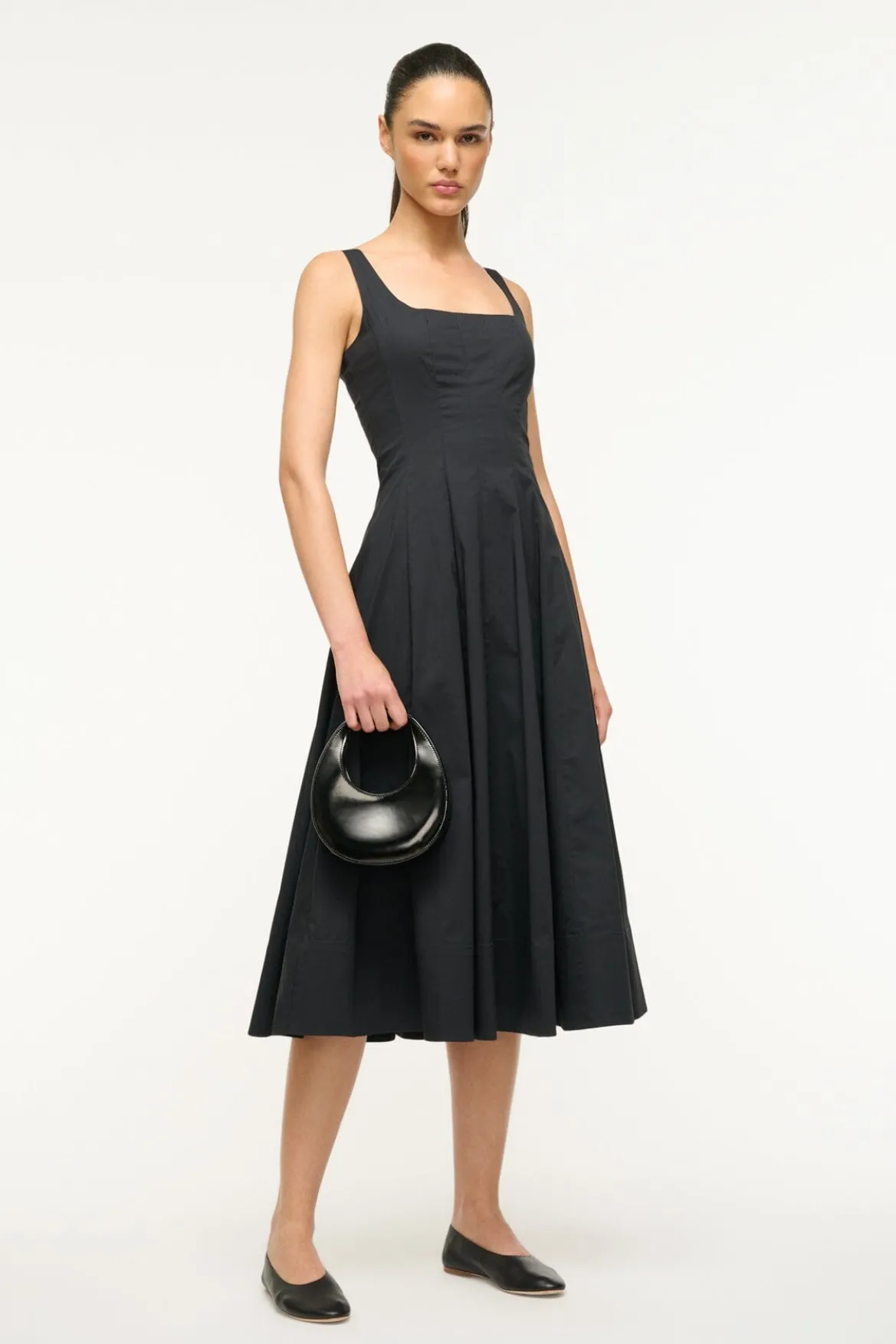 STAUD GOOD NIGHT MOON BAG BLACK