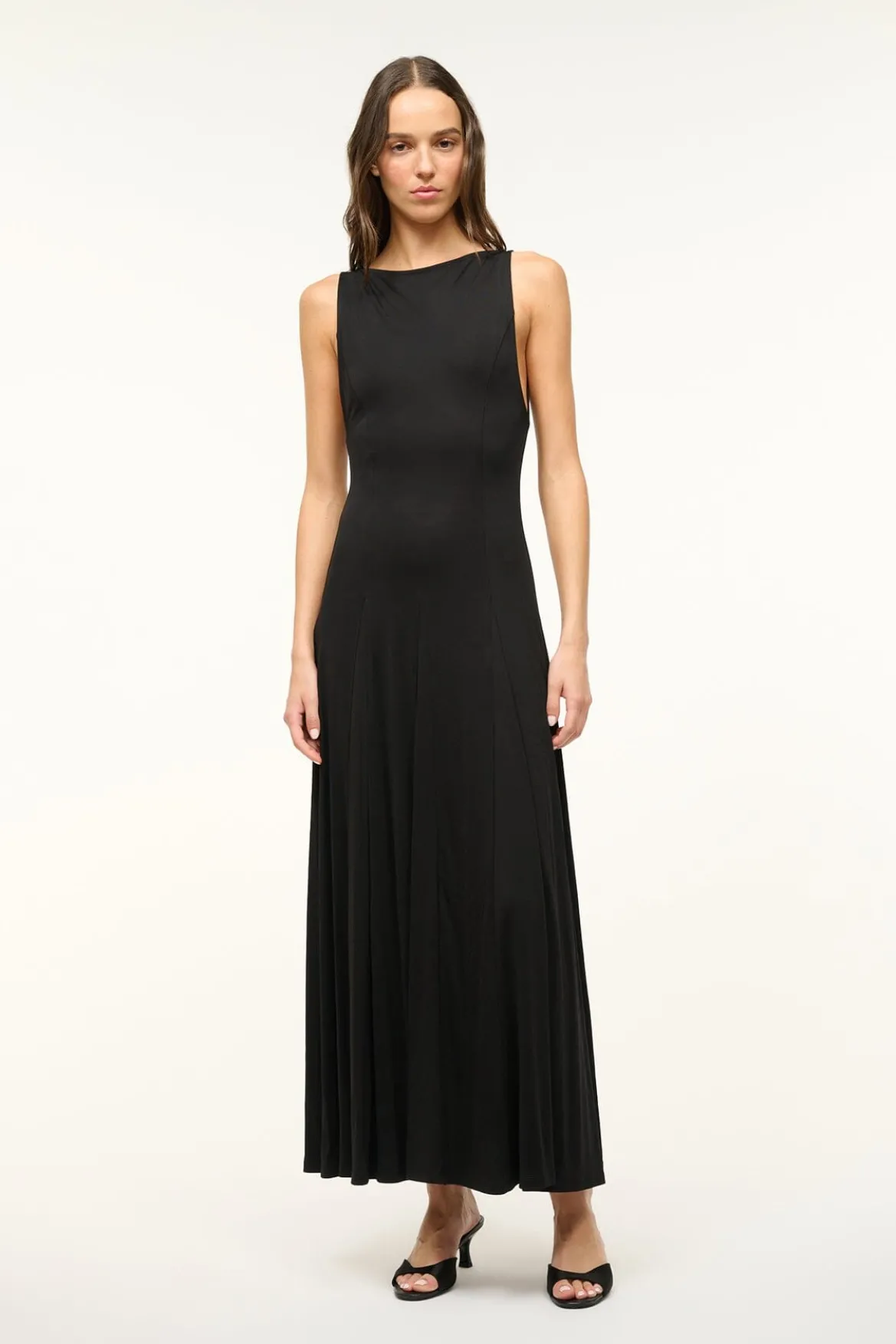 STAUD GRAMERCY DRESS BLACK