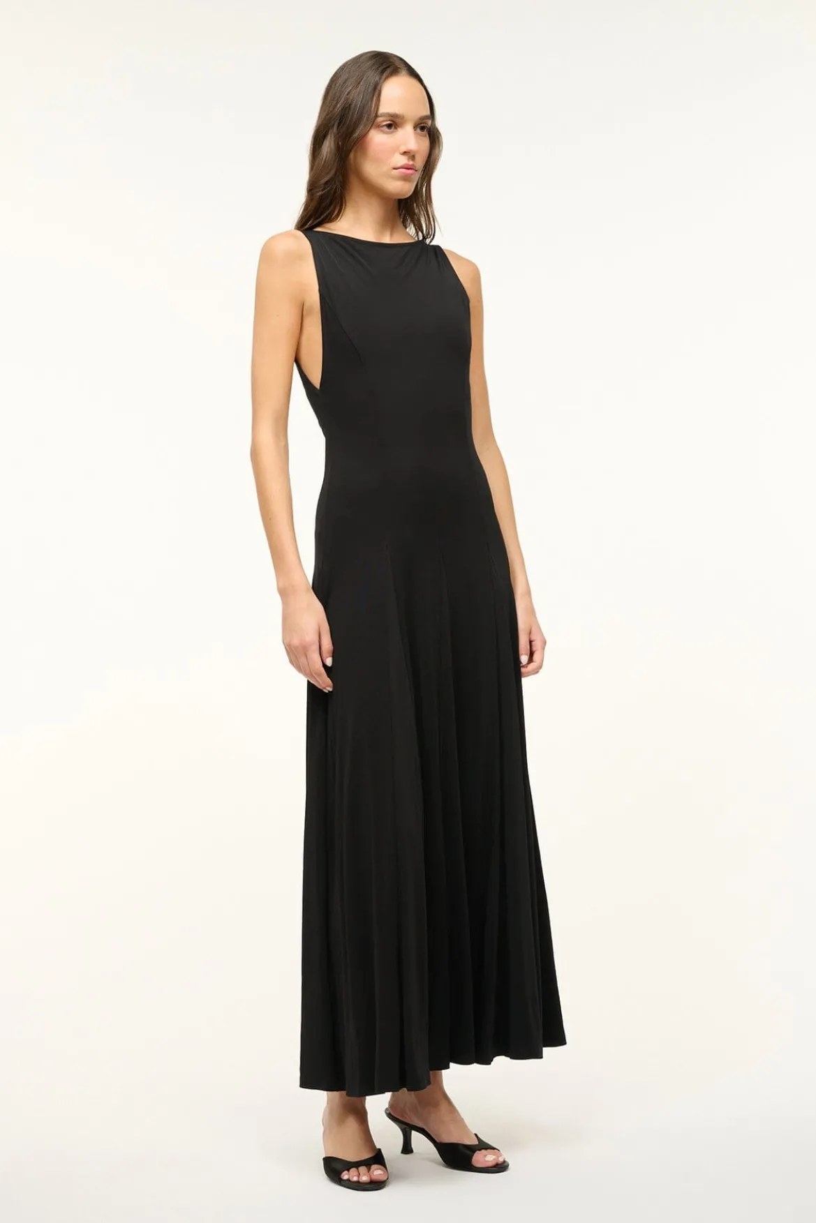 STAUD GRAMERCY DRESS BLACK