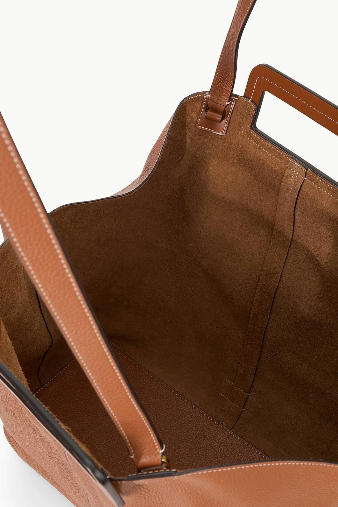 STAUD GRANDE TOTE BAG TAN