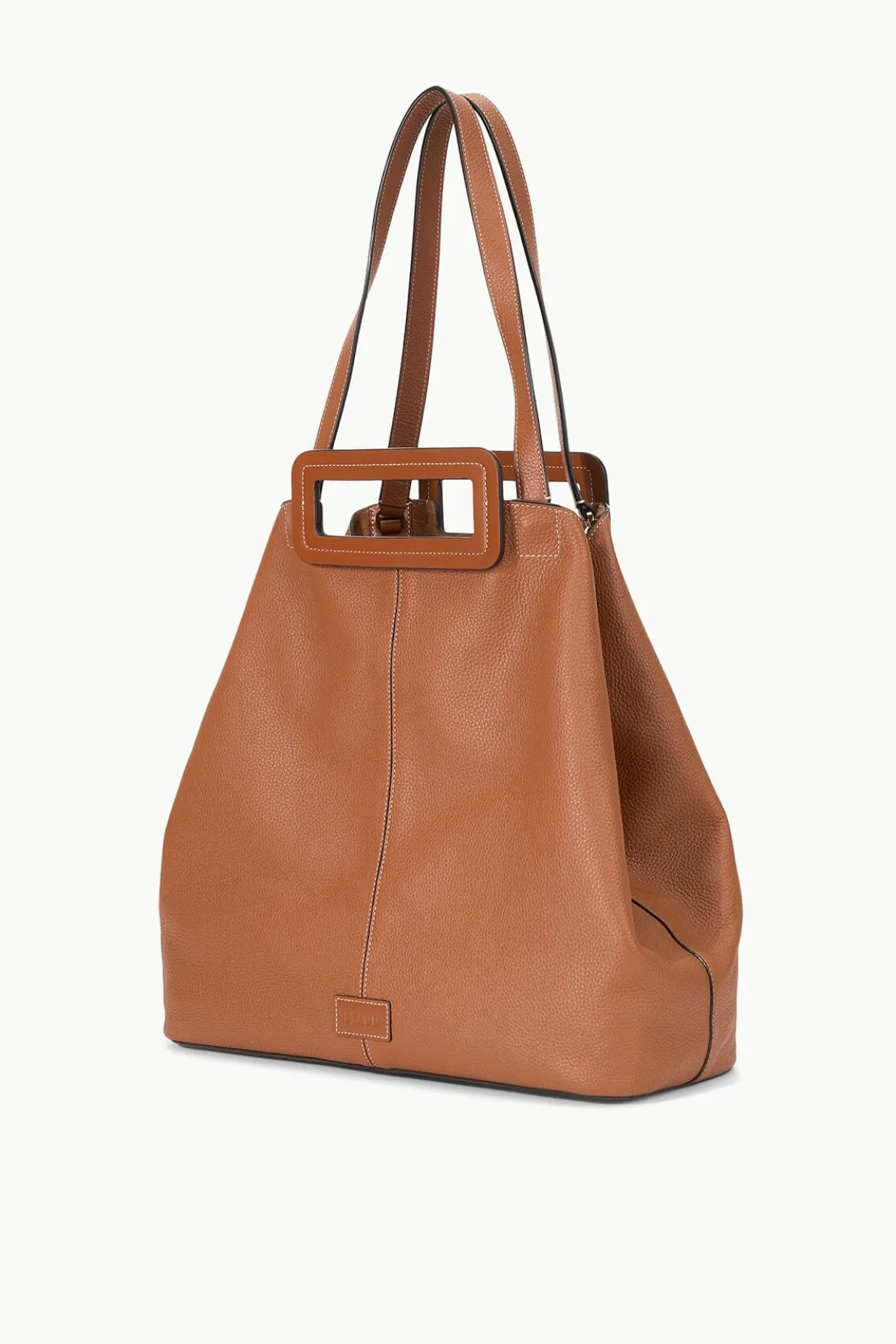 STAUD GRANDE TOTE BAG TAN