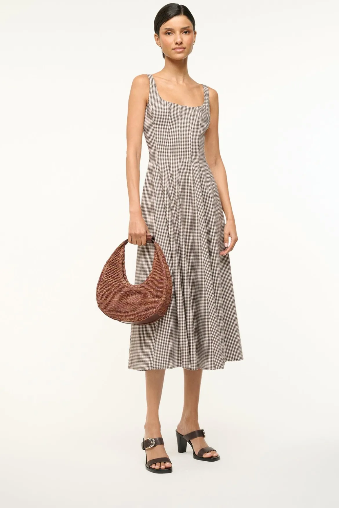 STAUD HARLOW HIGH HEEL SANDAL ESPRESSO