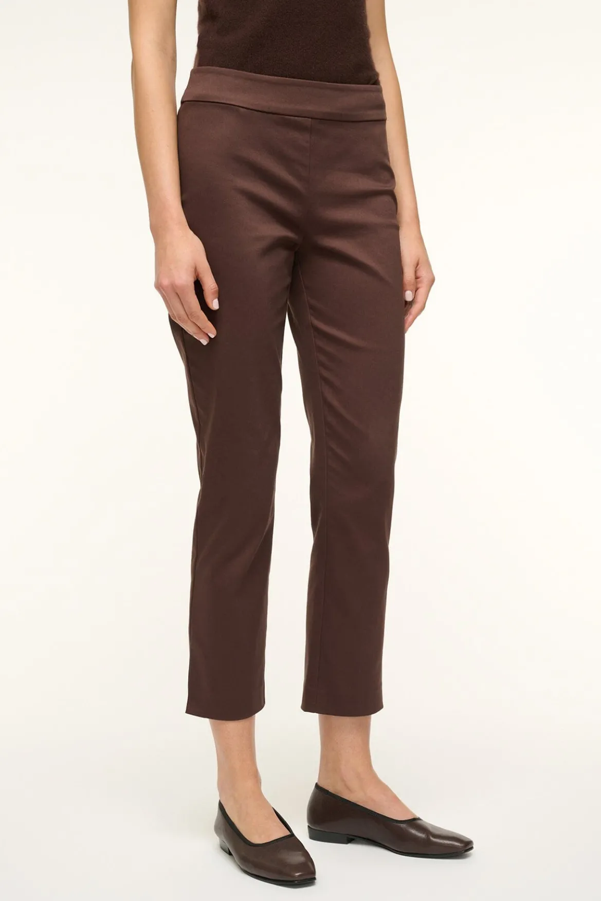 STAUD HUNTER PANT DARK CHOCOLATE