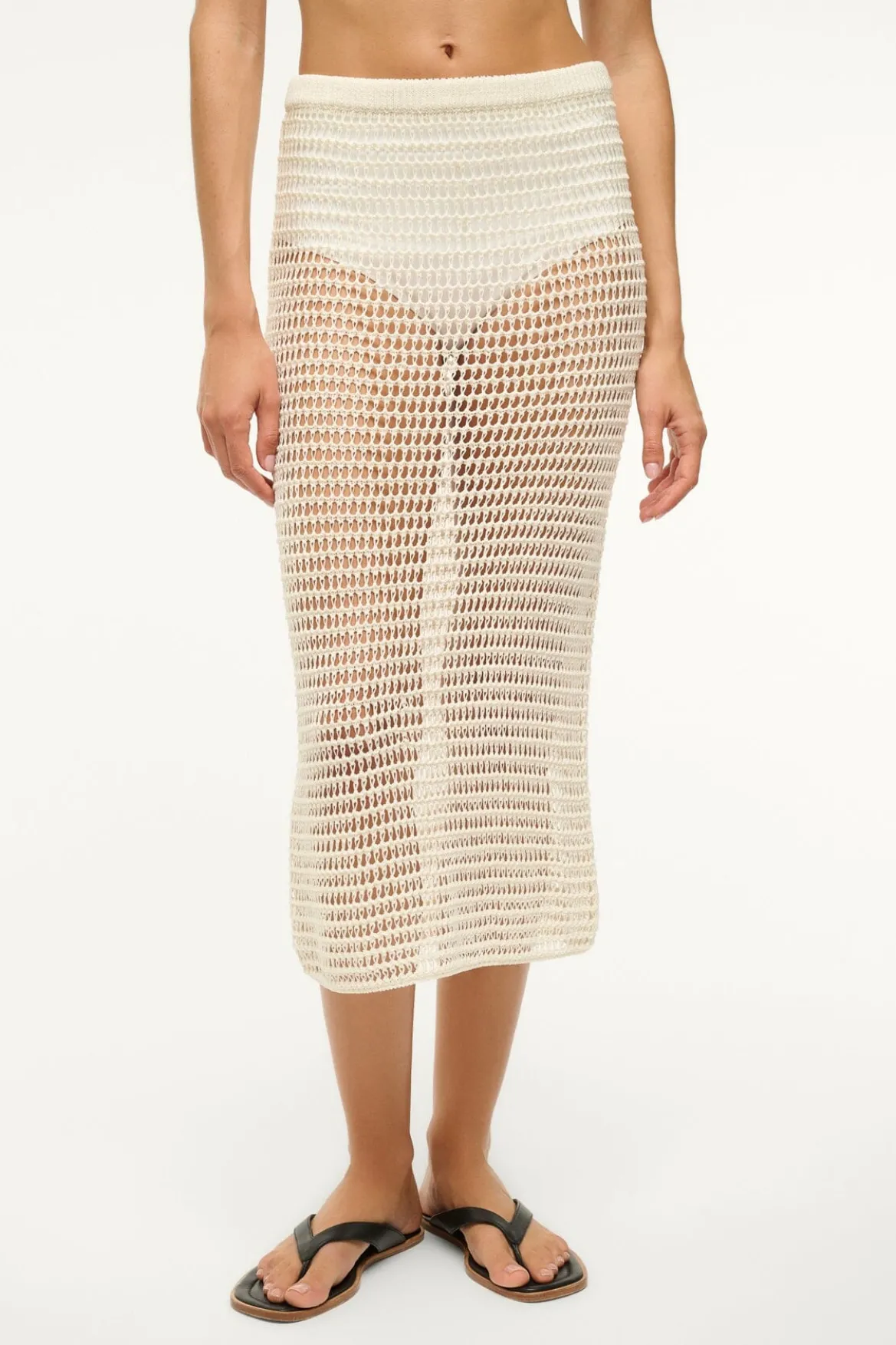 STAUD INES SKIRT IVORY
