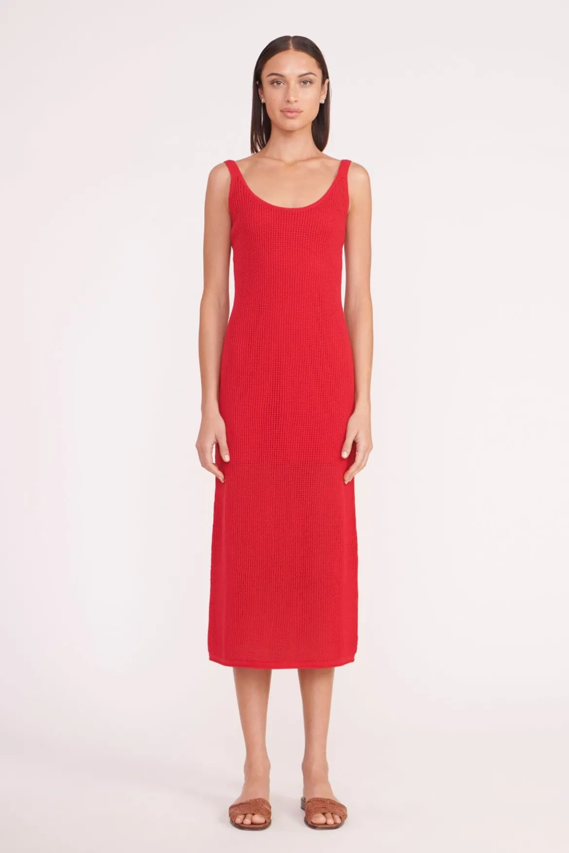 STAUD JESSICA DRESS RUBY