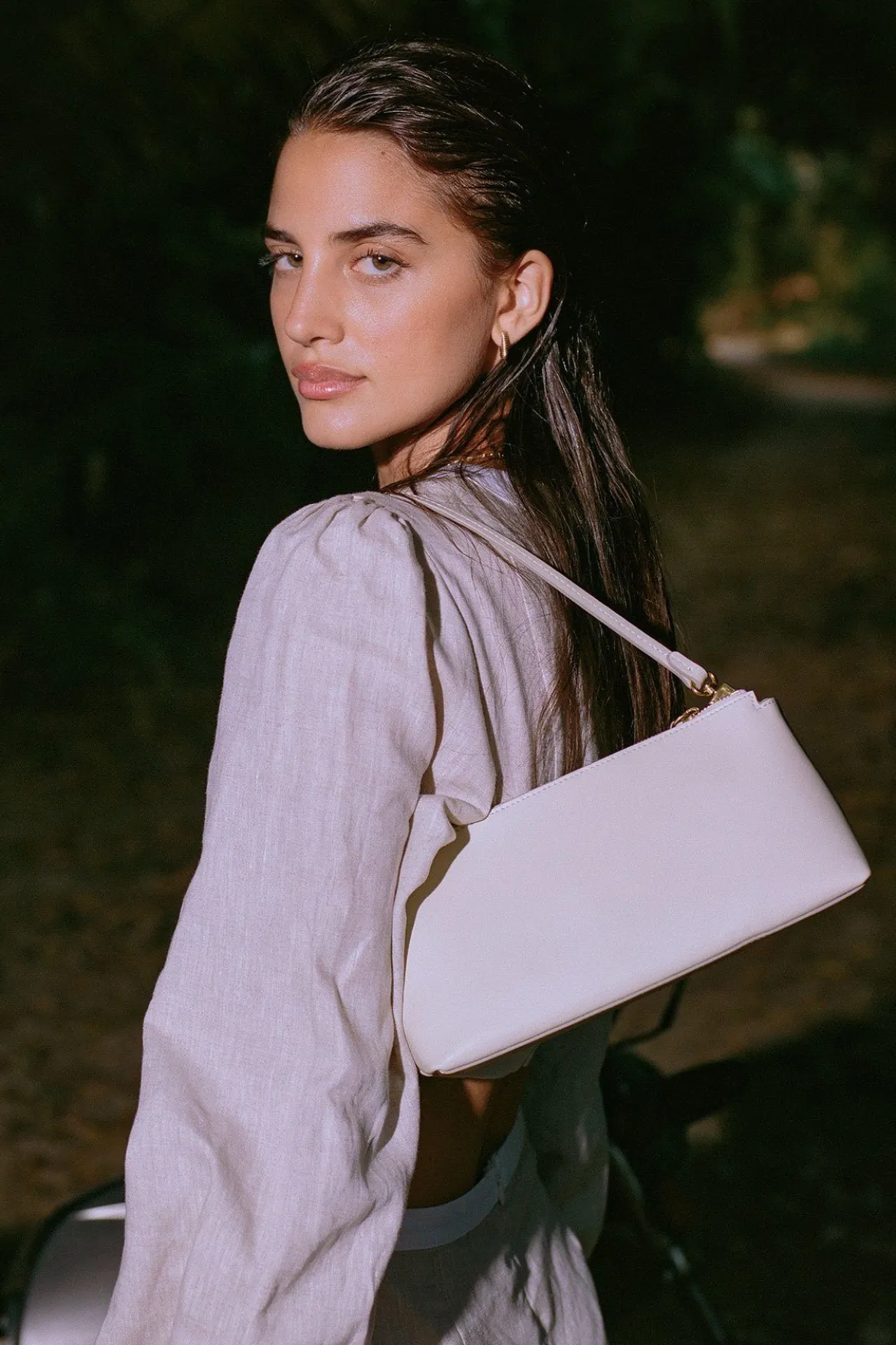 STAUD KAIA SHOULDER BAG | CREAM