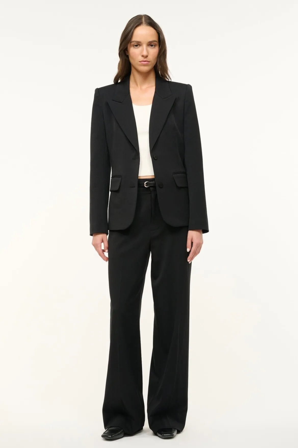 STAUD LEXINGTON BLAZER BLACK