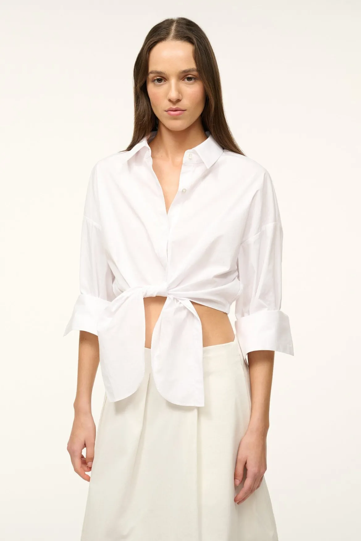 STAUD LISA TOP WHITE