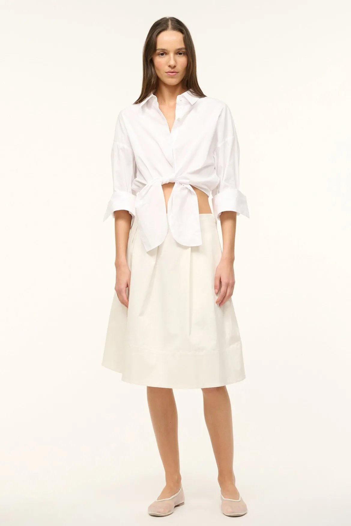 STAUD LISA TOP WHITE