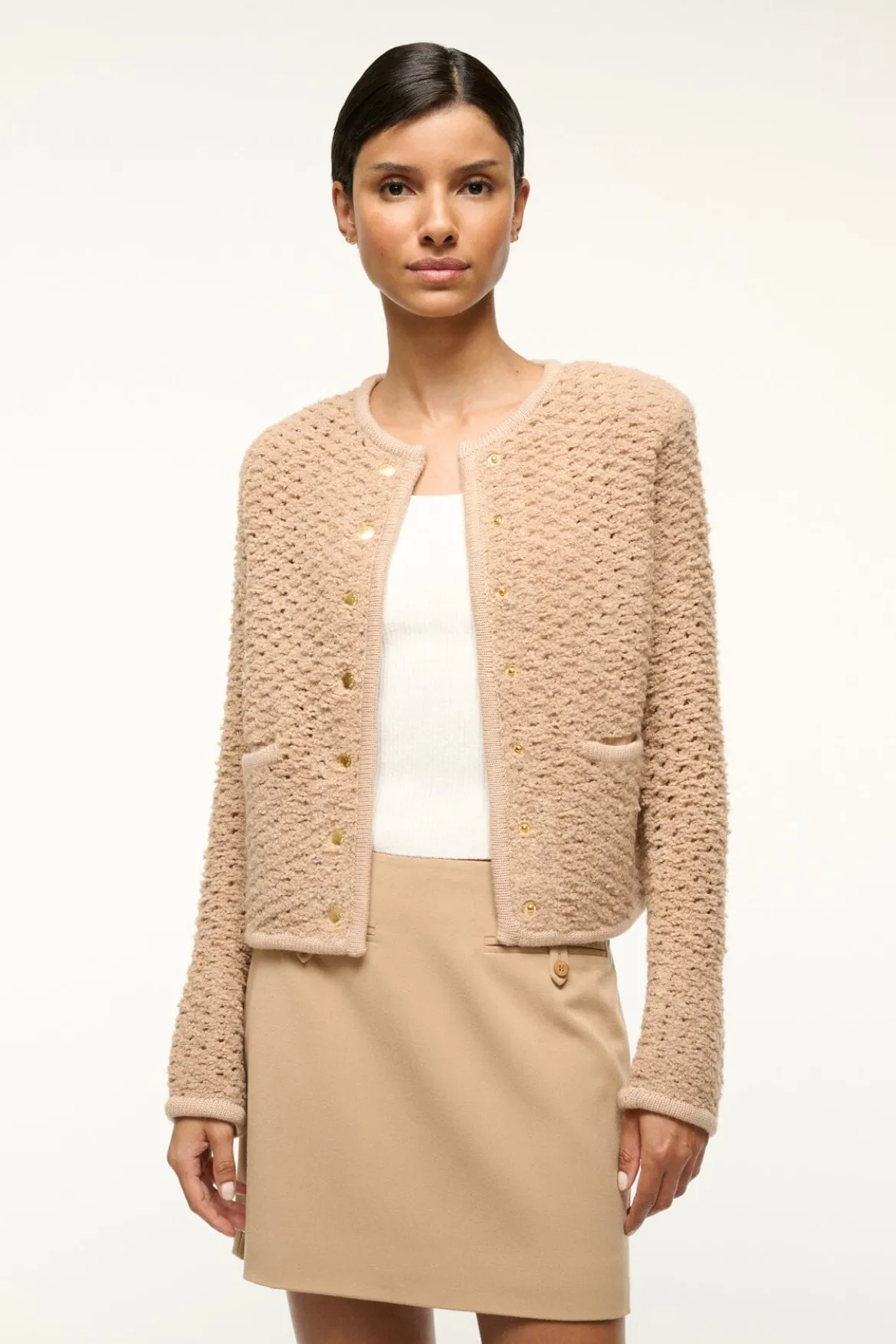 STAUD LISSON JACKET CAMEL