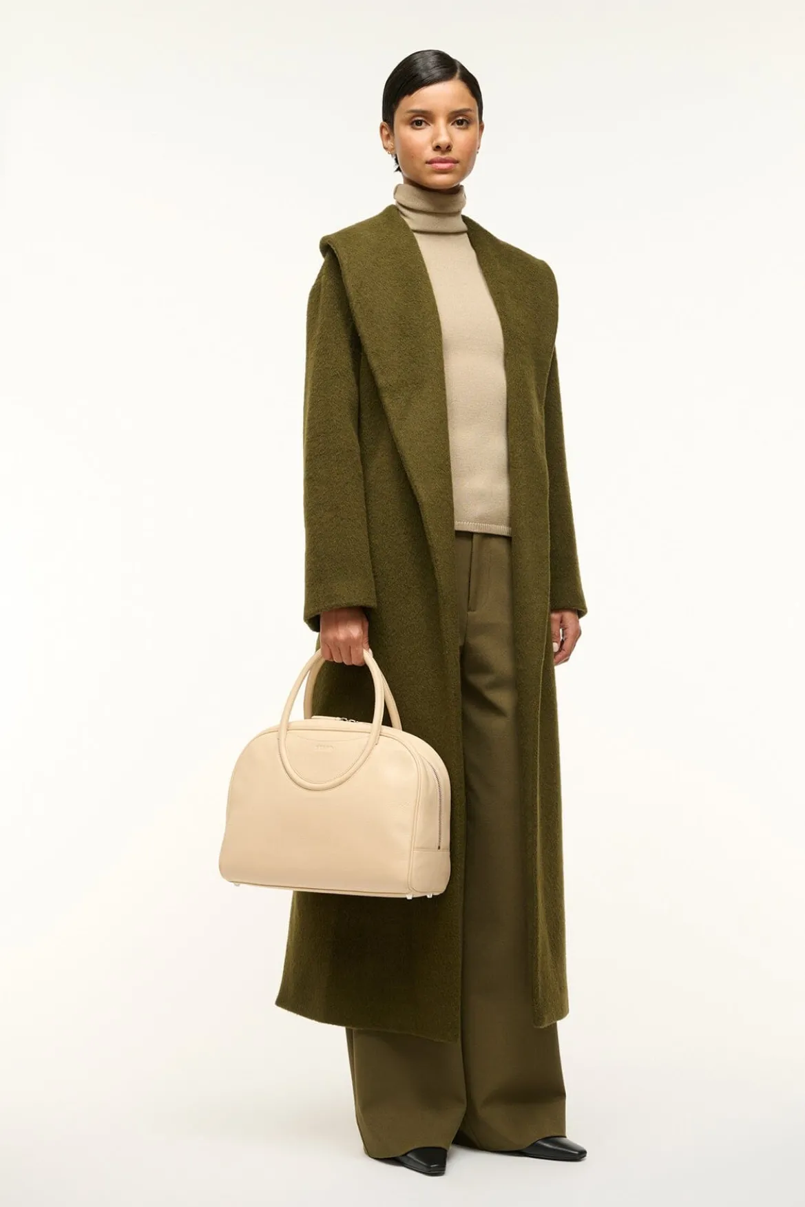 STAUD MAUDE BOWLER BAG OAT