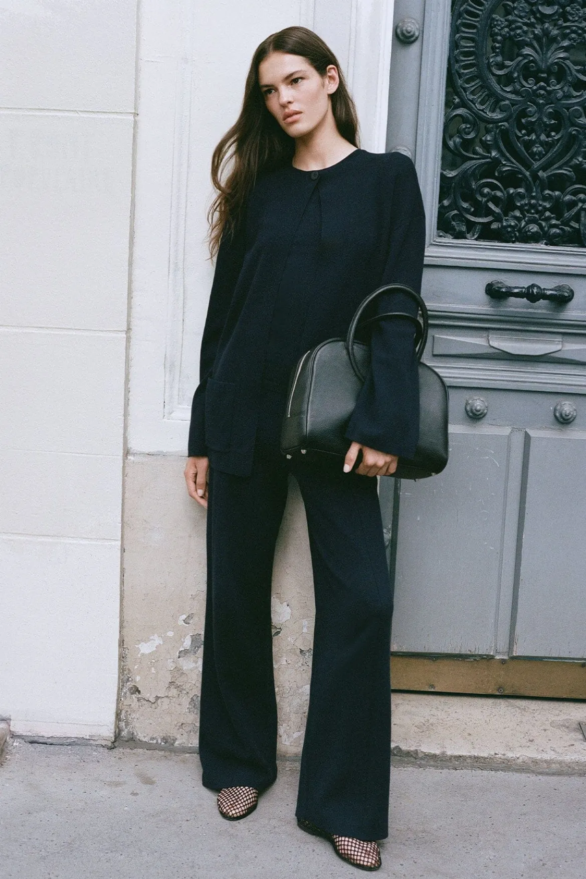 STAUD MAUDE BOWLER BAG BLACK