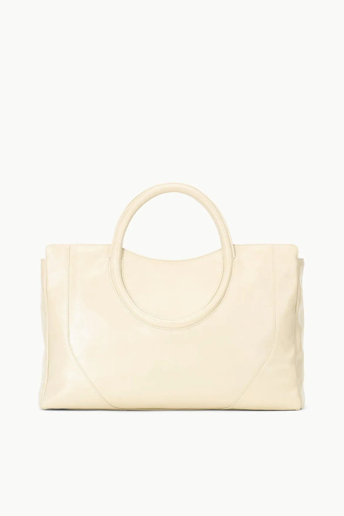 STAUD MAUDE SATCHEL CREAM