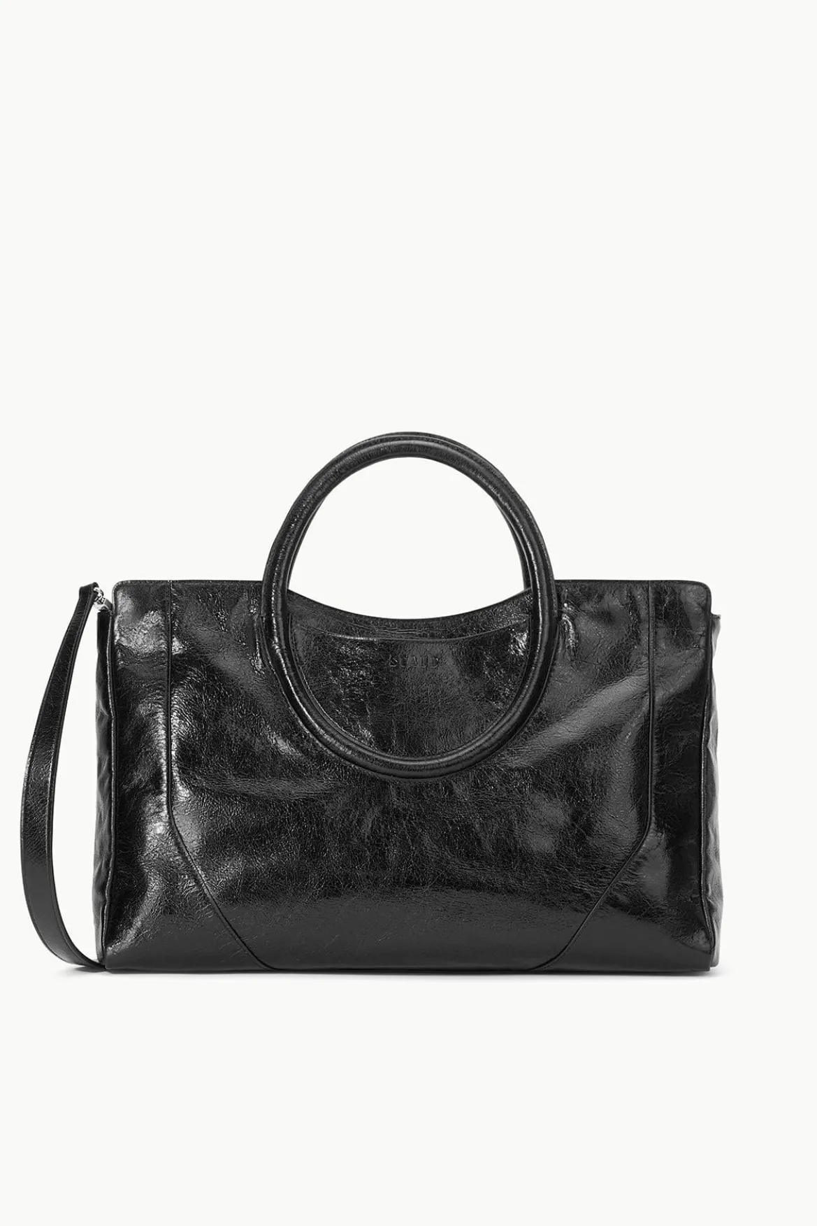 STAUD MAUDE SATCHEL BLACK