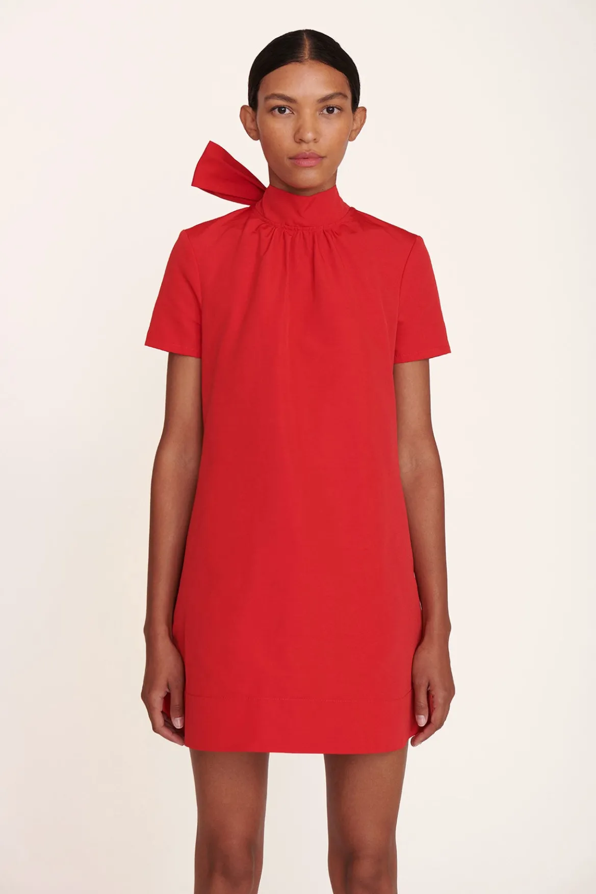 STAUD MINI ILANA DRESS POINSETTIA