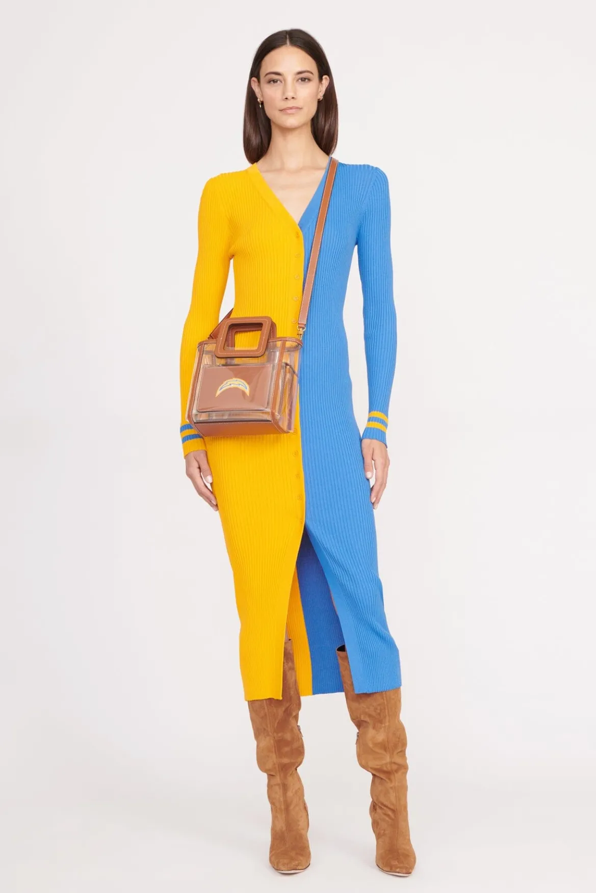 STAUD MINI SHIRLEY BAG X NFL CHARGERS