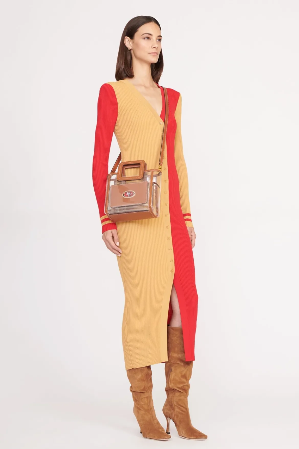 STAUD MINI SHIRLEY BAG X NFL 49ERS