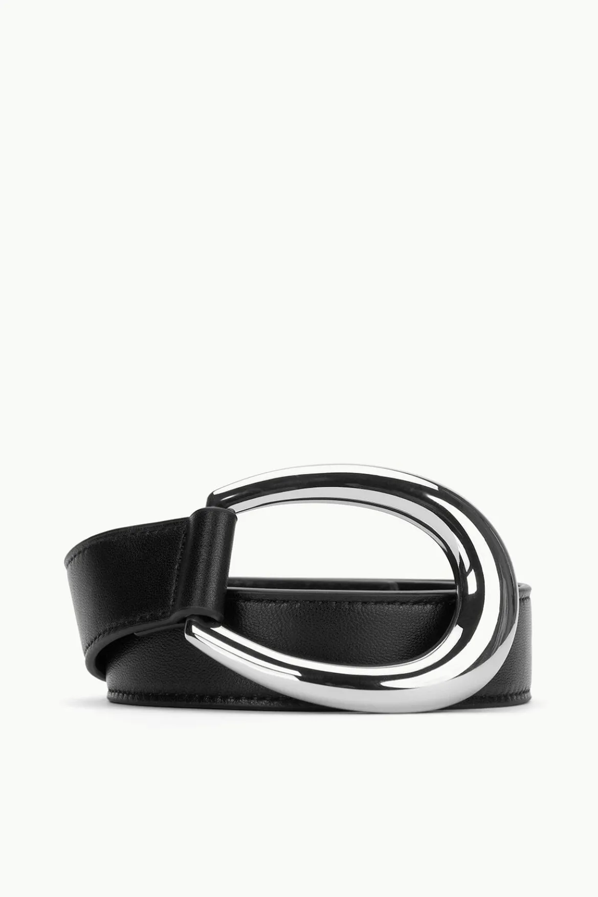 STAUD 30MM WRAP BELT BLACK SILVER