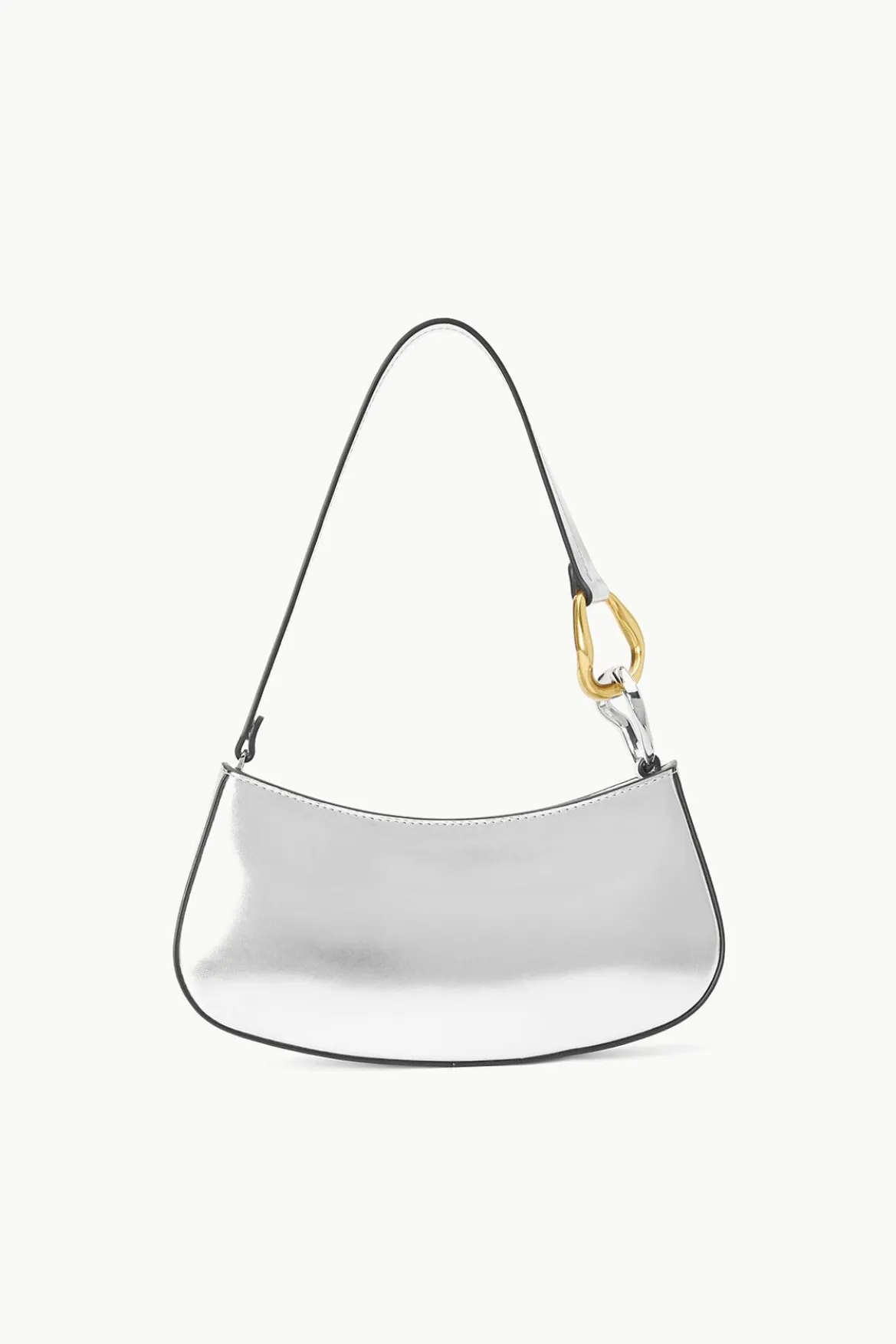 STAUD OLLIE BAG CHROME
